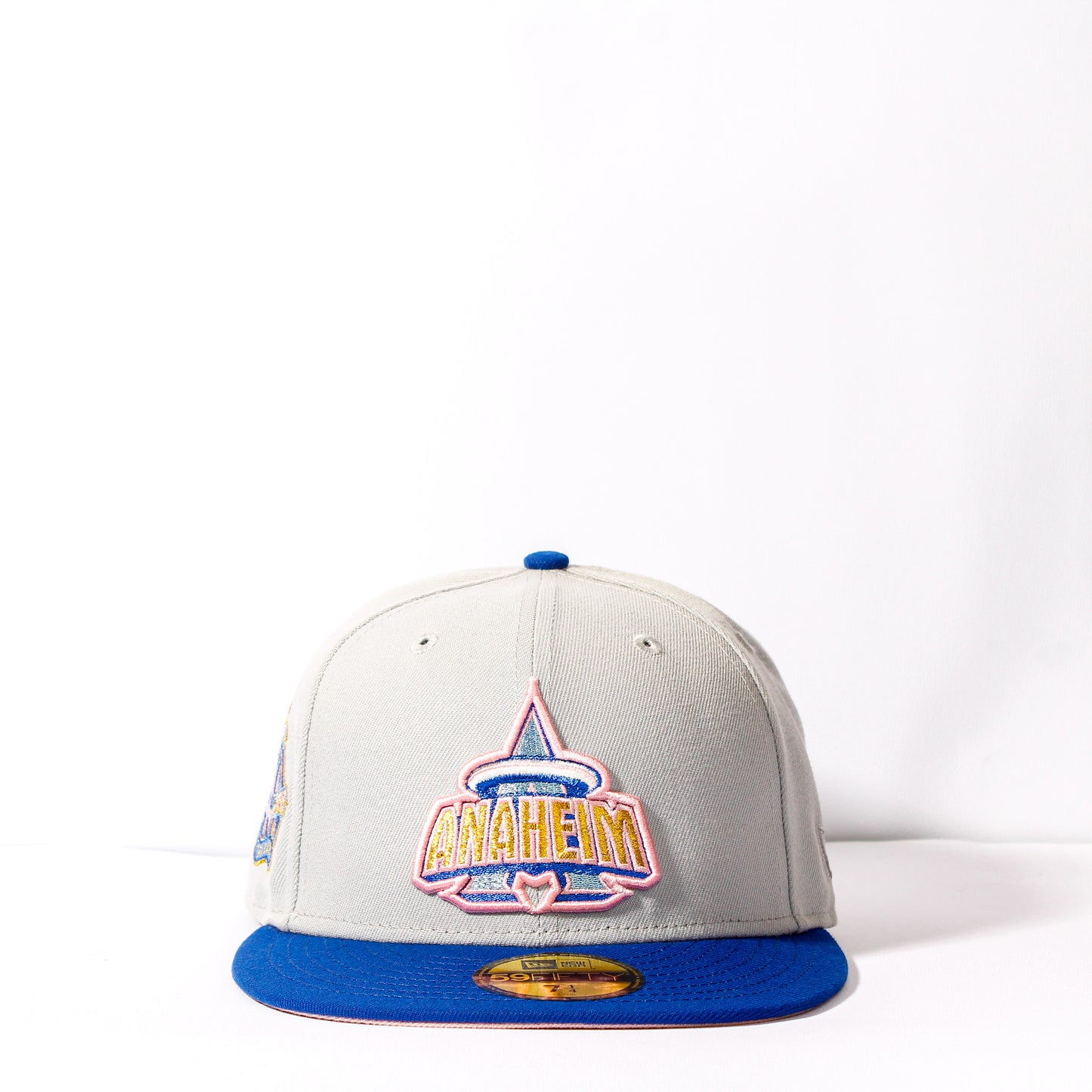 EXCLUSIVA — Los Angeles Angels Gris y Azul 59FIFTY Fitted