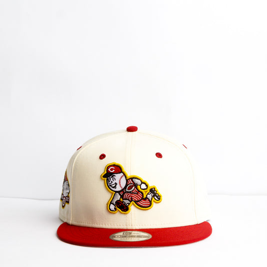 EXCLUSIVA — Cincinnati Reds Crema y Viscera Roja 9FIFTY Snapback