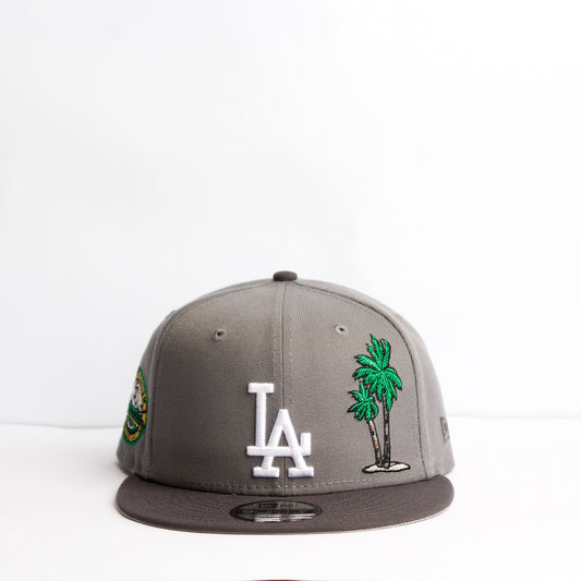 EXCLUSIVA — Los Angeles Dodgers Gris 9FIFTY Snapback