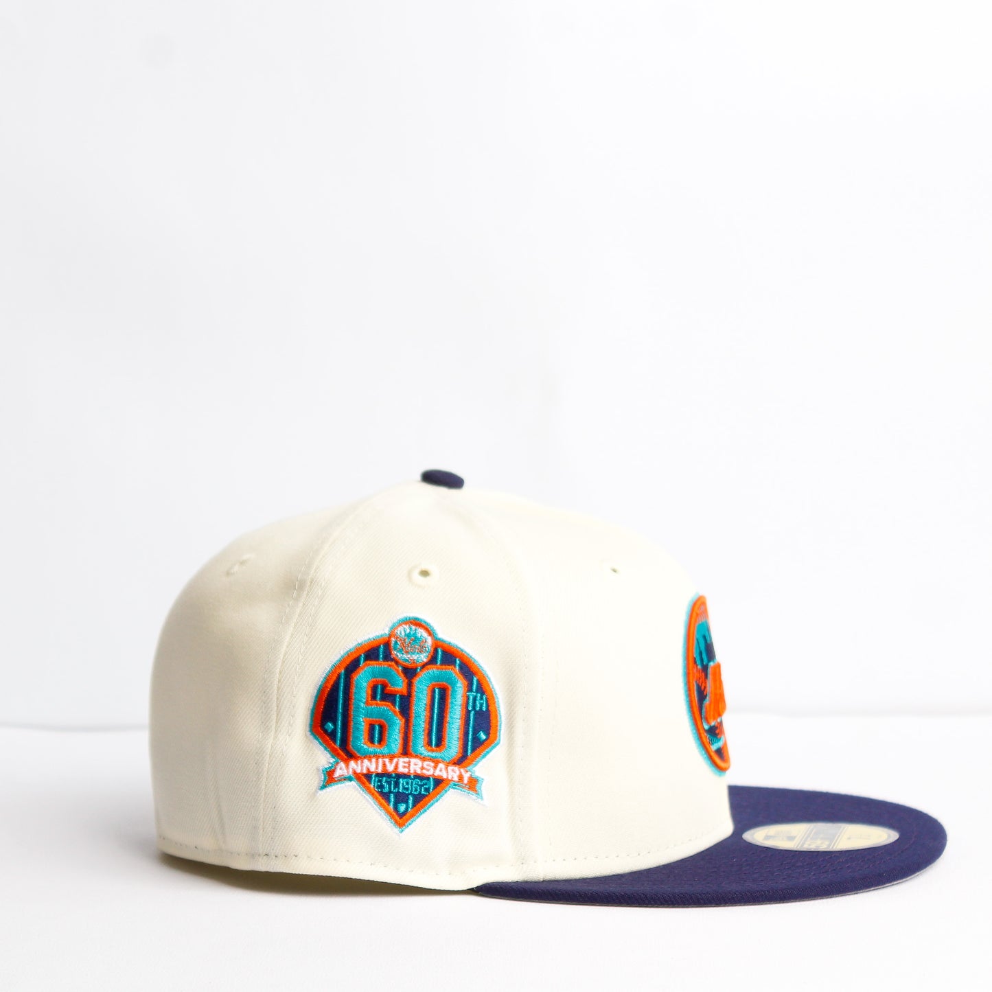 EXCLUSIVA — New York Mets Crema y Viscera Azul 59FIFTY Fitted