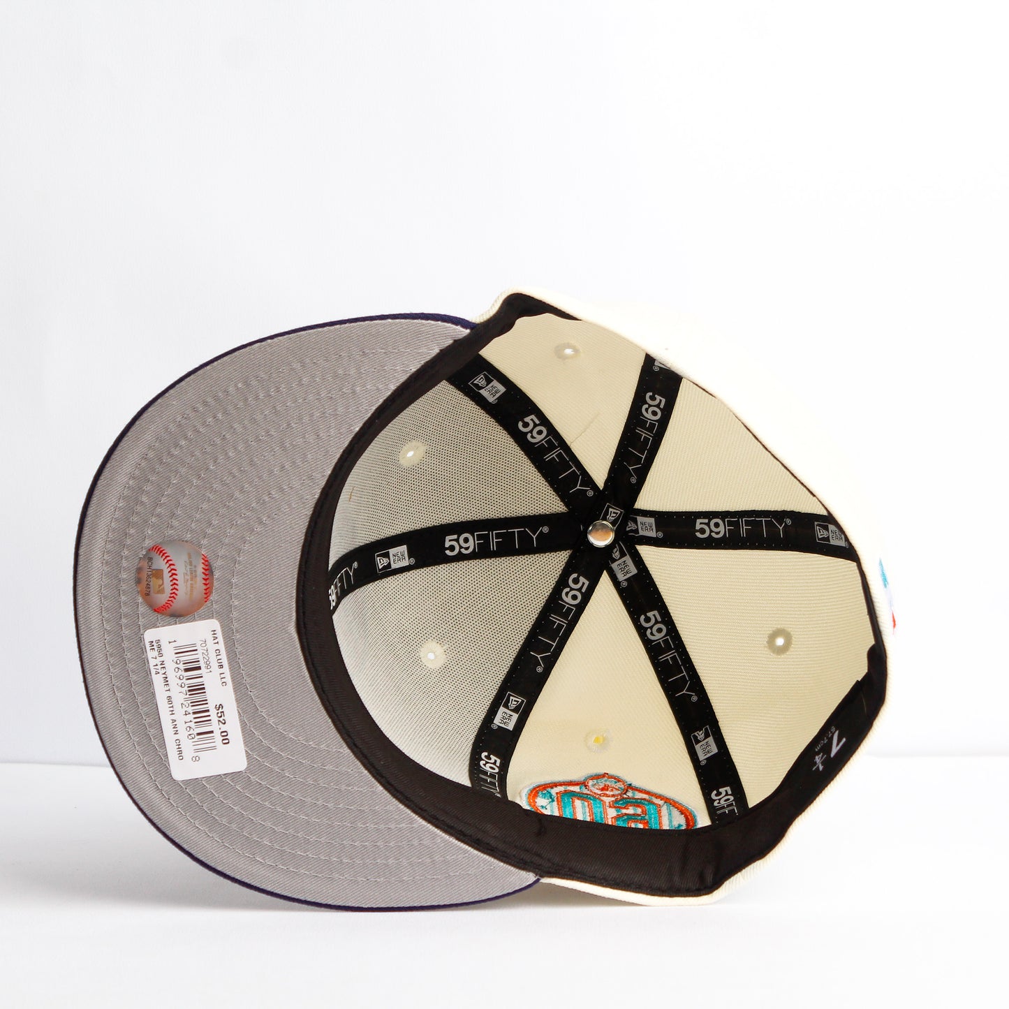 EXCLUSIVA — New York Mets Crema y Viscera Azul 59FIFTY Fitted