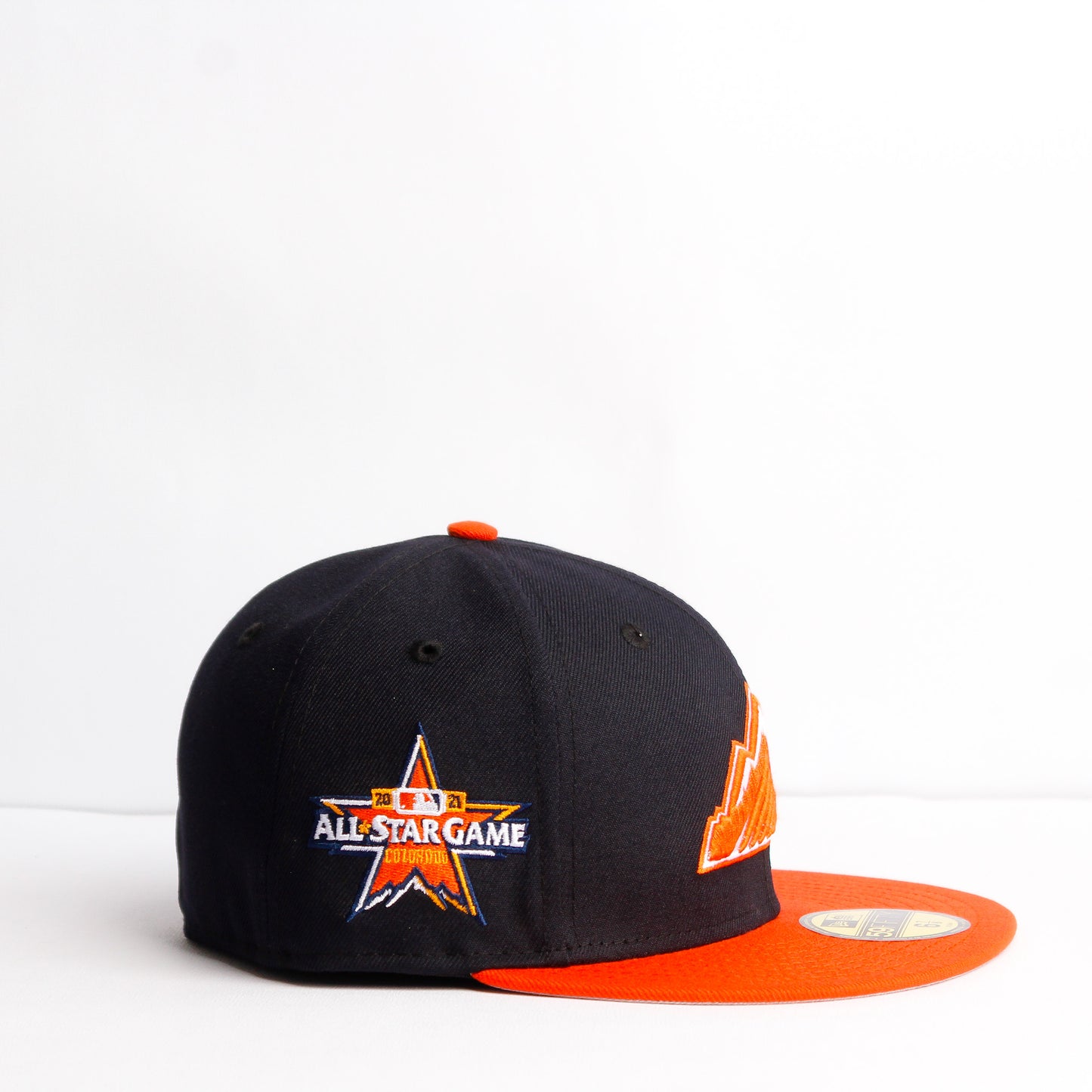 EXCLUSIVA — Colorado Rockies Azul Marino y Viscera Naranja 59FIFTY Fitted