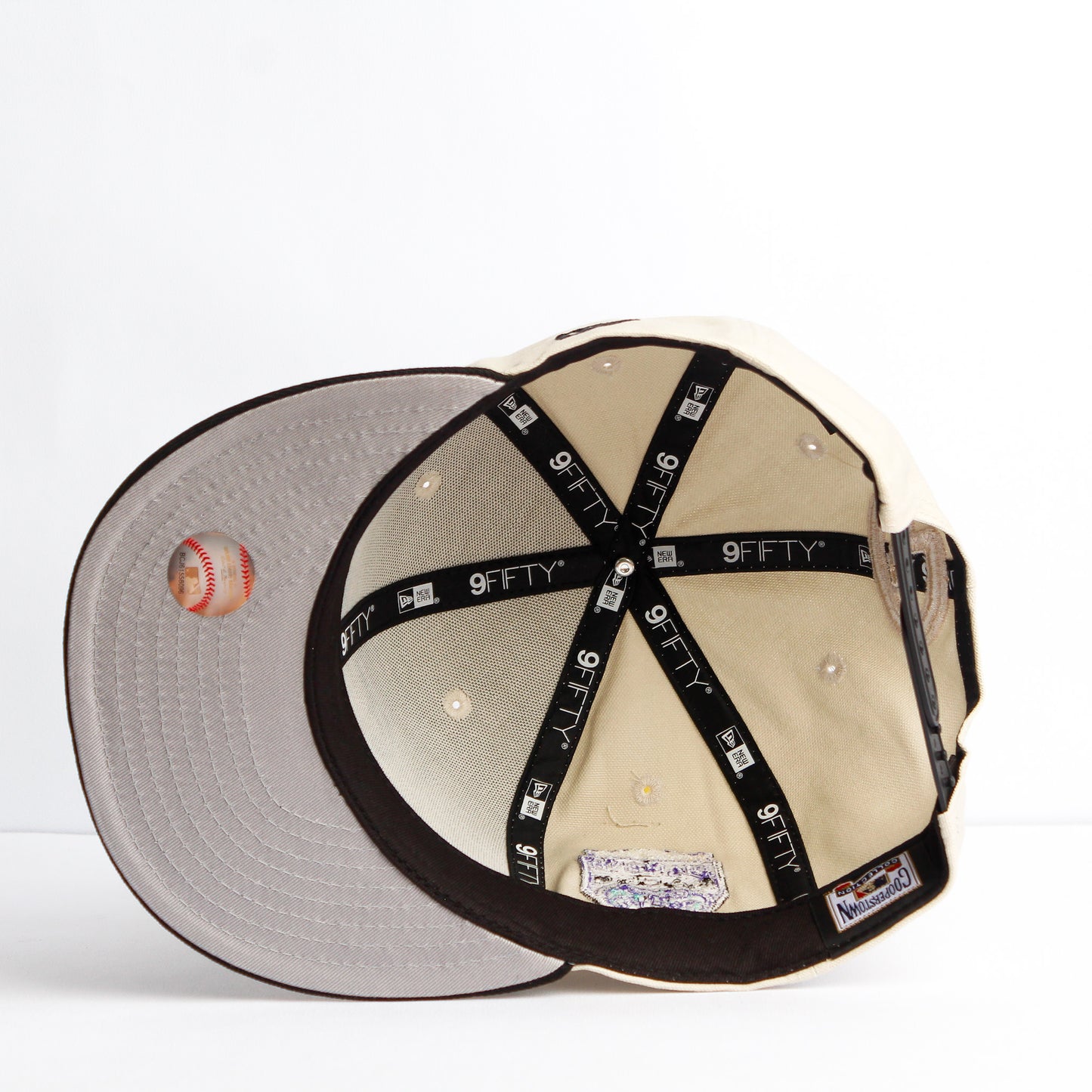 EXCLUSIVA — Arizona Diamondbacks Crema y Viscera Negra 9FIFTY Snapback
