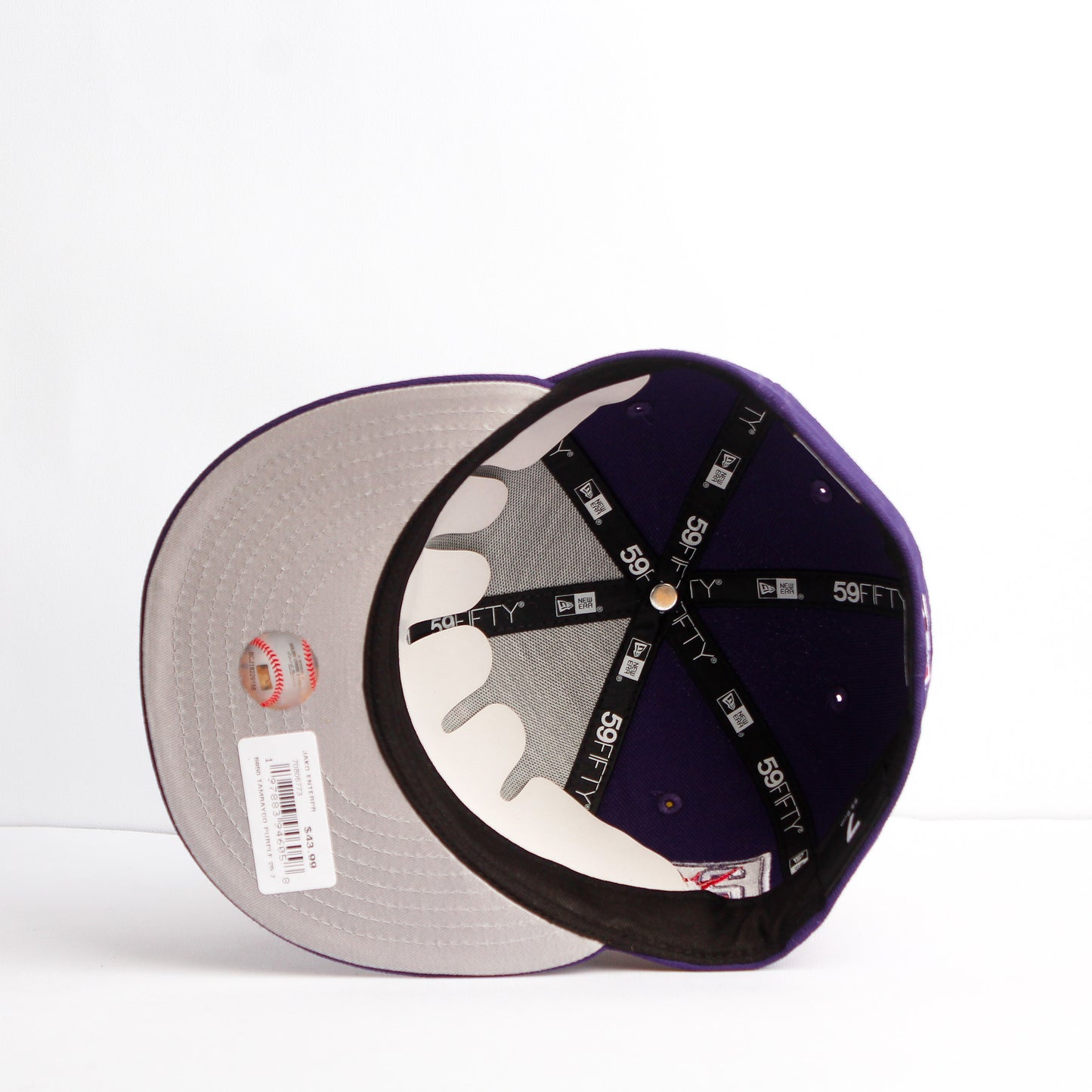 EXCLUSIVA — Tampa Bay Rays Morada 59FIFTY Fitted