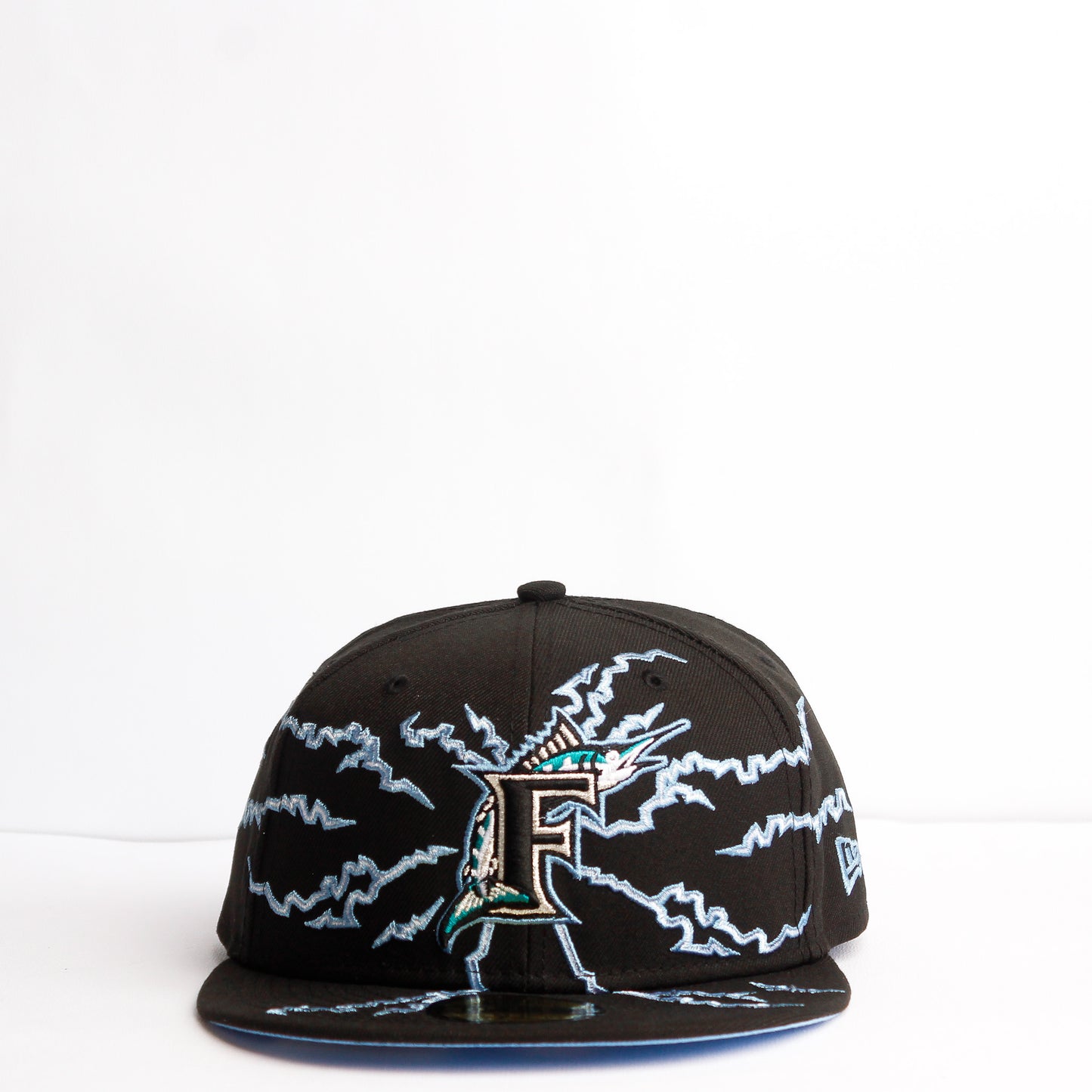 EXCLUSIVA — Florida Marlins Negra 59FIFTY Fitted