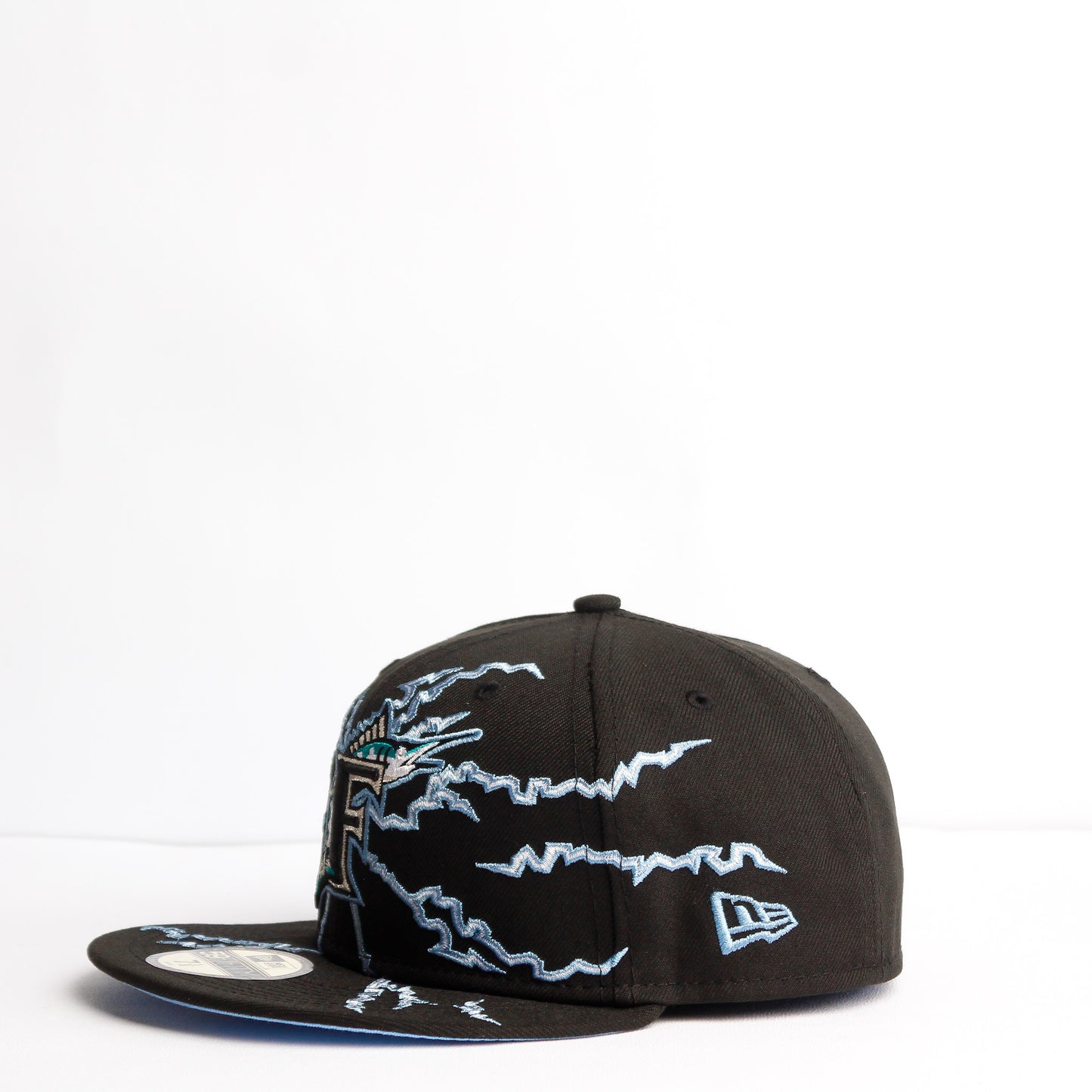 EXCLUSIVA — Florida Marlins Negra 59FIFTY Fitted
