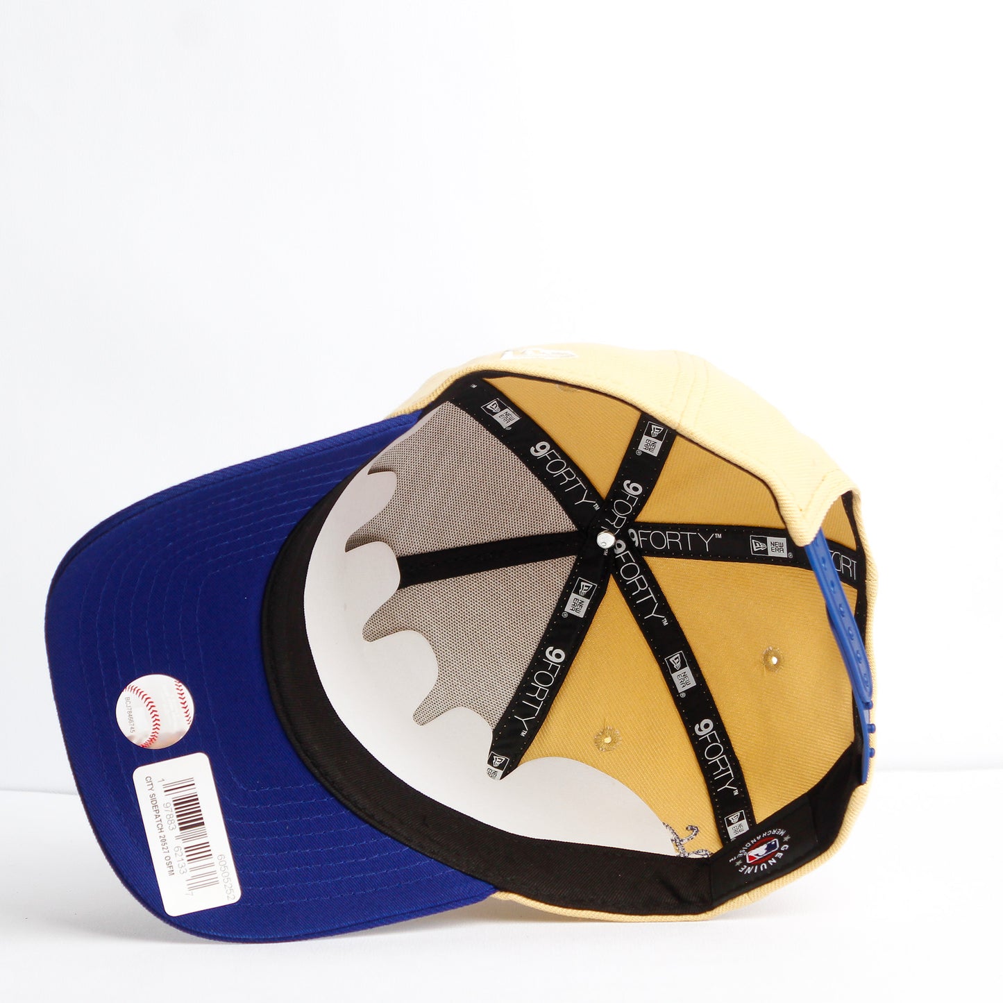 EXCLUSIVA — Los Angeles Dodgers Beige y Viscera Azul 9FORTY Snapback