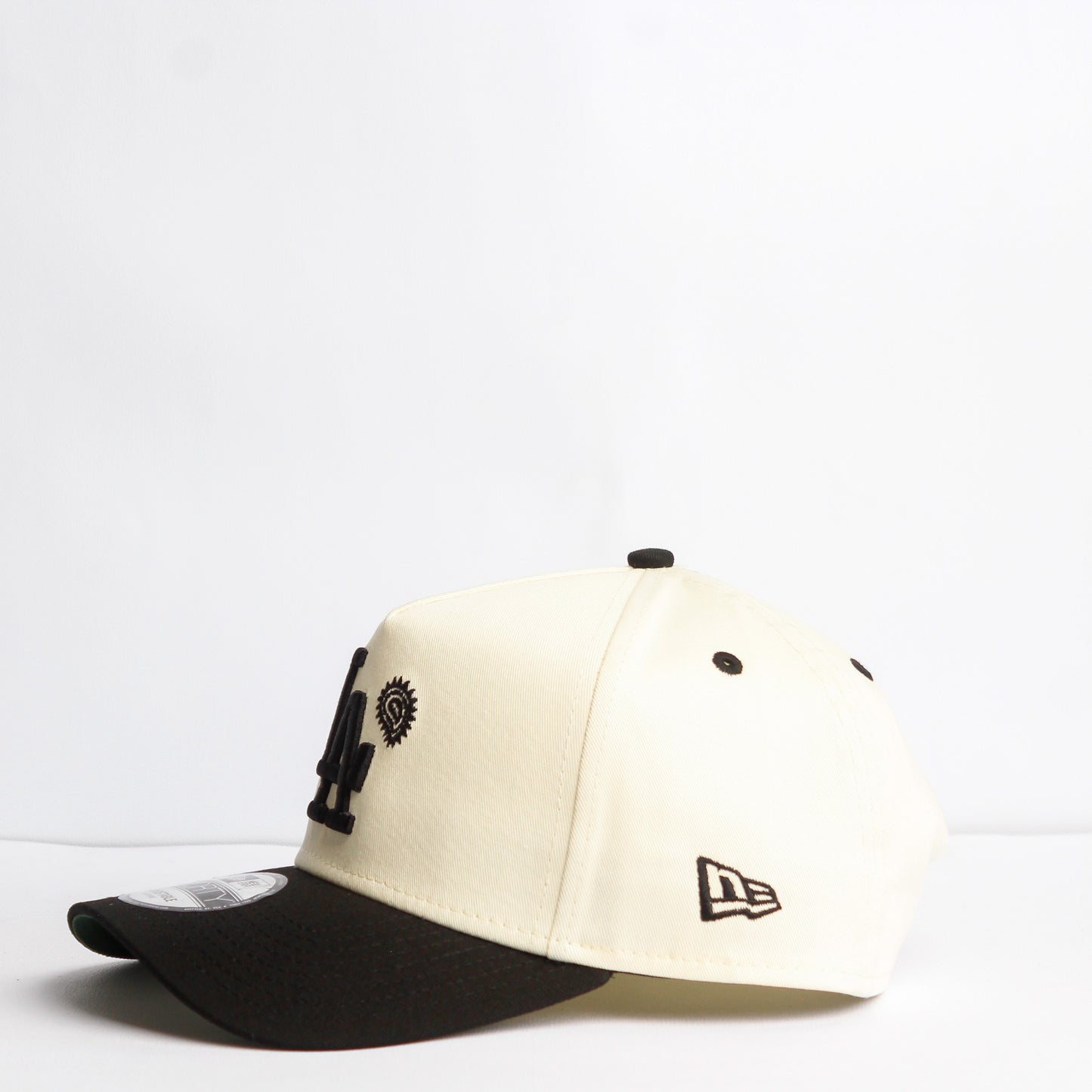 EXCLUSIVA — Los Angeles Dodgers Crema y Viscera Negra Paisley 9FORTY Snapback