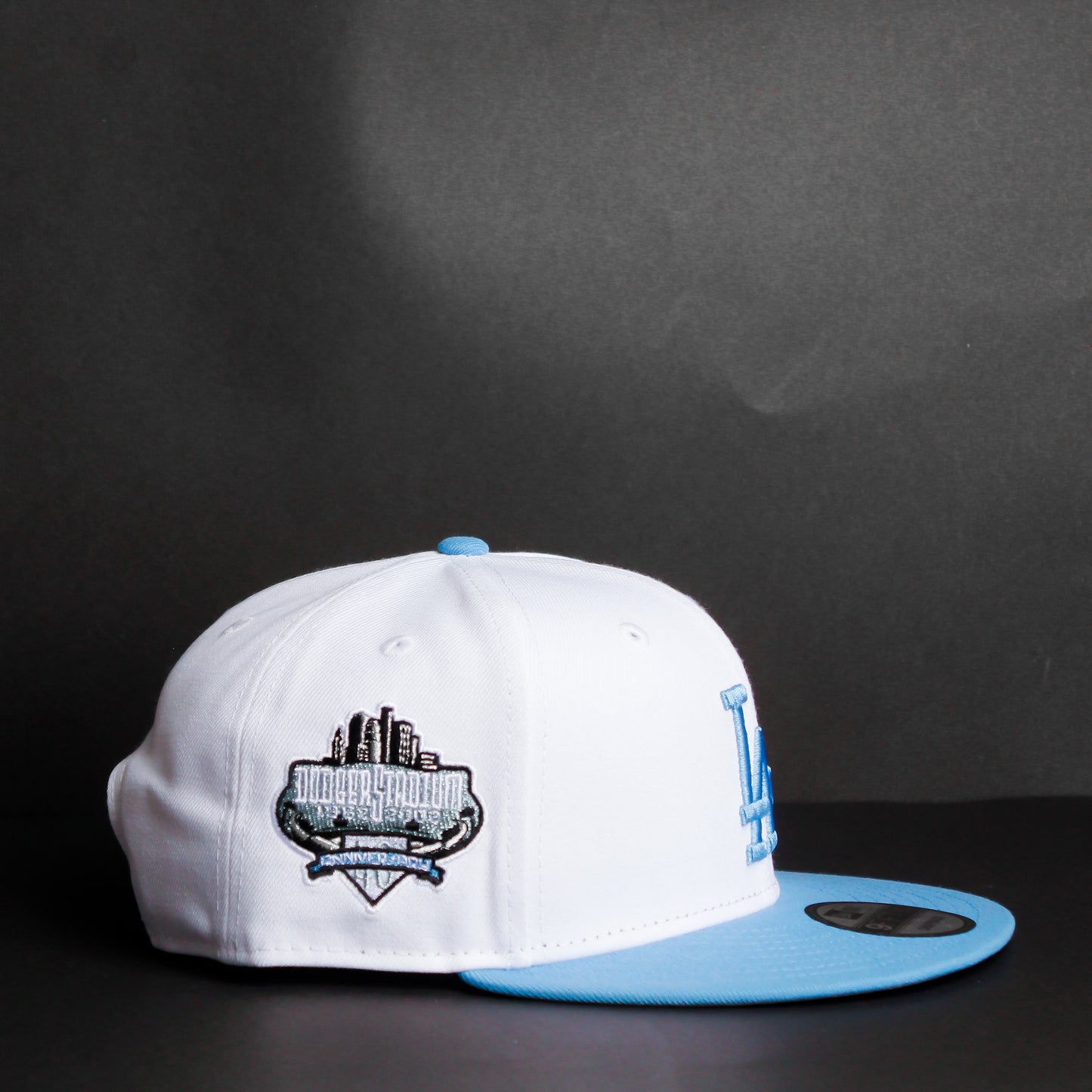 EXCLUSIVA — Los Angeles Dodgers Blanca y Viscera Celeste 9FIFTY Snapback