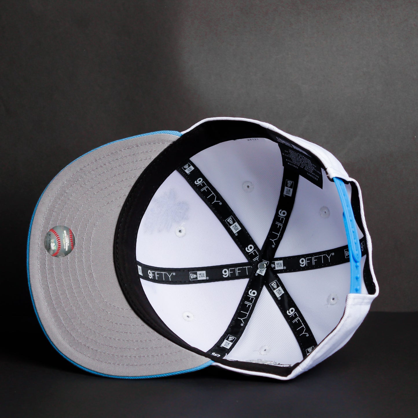 EXCLUSIVA — Los Angeles Dodgers Blanca y Viscera Celeste 9FIFTY Snapback