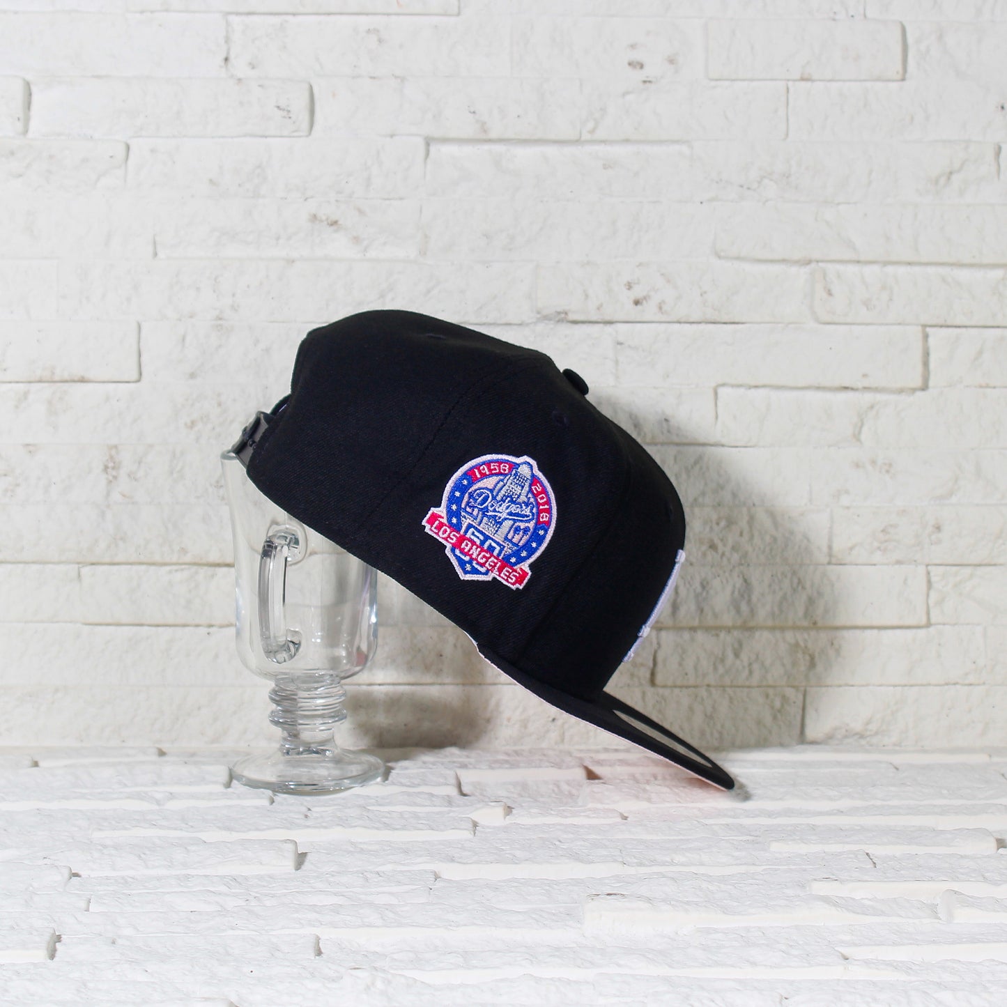 Los Angeles Dodgers Negra con Rosa 9FIFTY Snapback