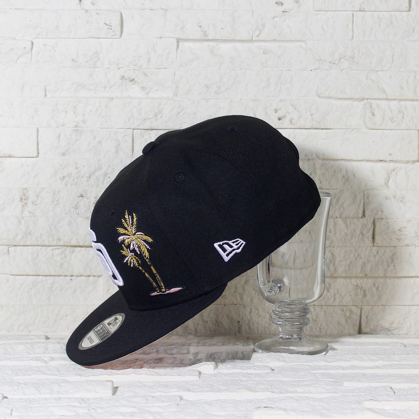 San Diego Padres Negra con Palmeras 9FIFTY Snapback