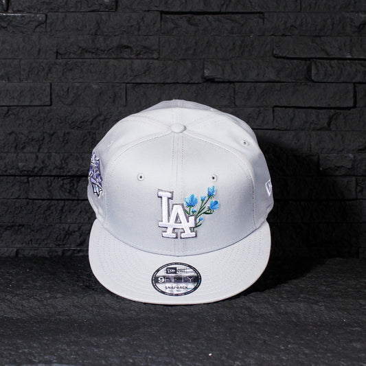 Los Angeles Dodgers Gris con Rosas 9FIFTY Snapback