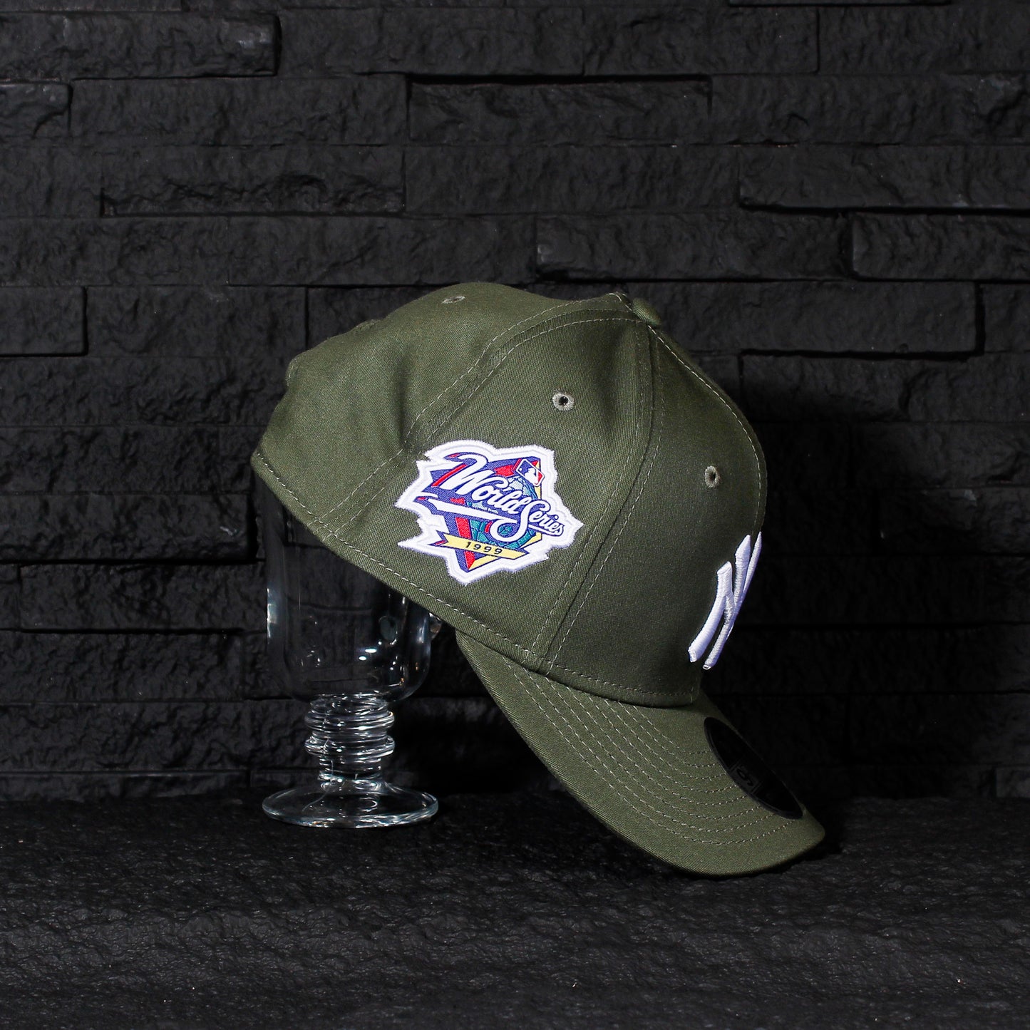 New York Yankees Verde Oliva 9FIFTY Snapback Stretch-Snap