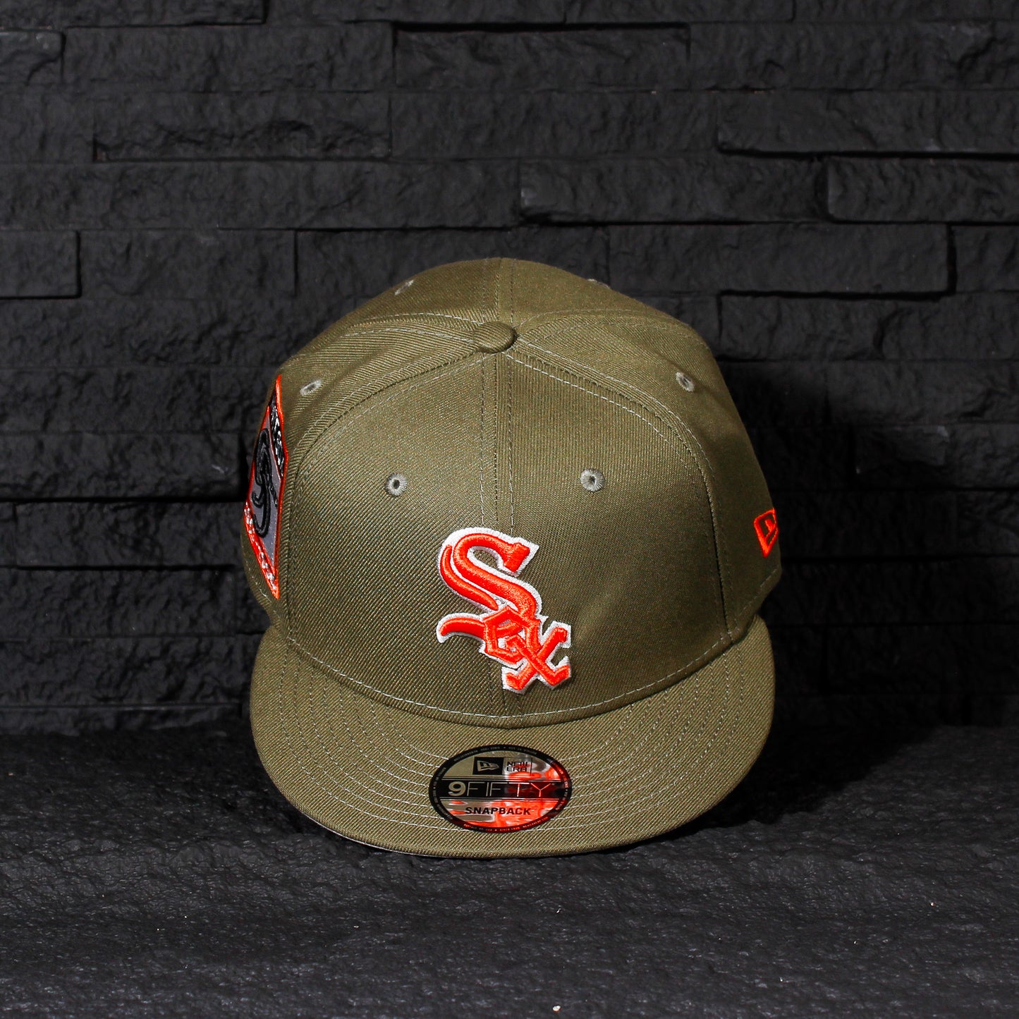 Chicago White Sox Verde Olivo 9FIFTY Snapback