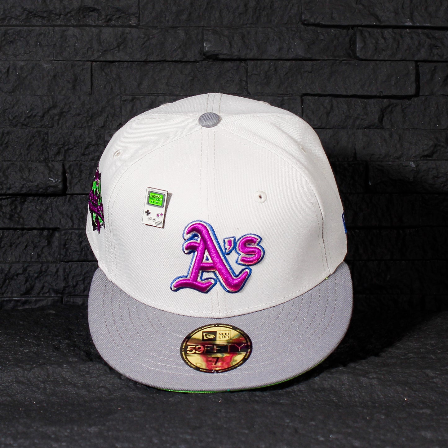 FAM Exclusive — Oakland Athletic's Crema y Viscera Gris 59FIFTY Fitted