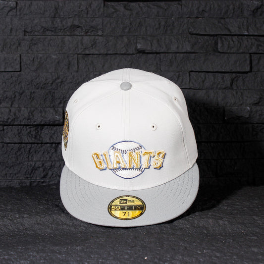 EXCLUSIVA — San Francisco Giants Crema y Viscera Gris 59FIFTY Fitted