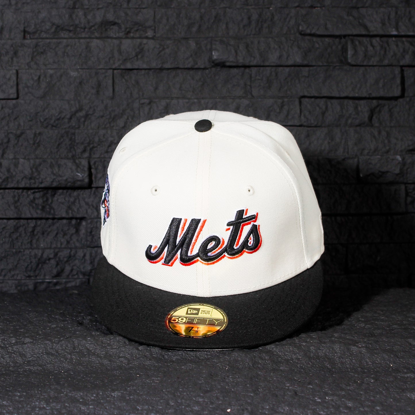 EXCLUSIVA — New York Mets Crema y Viscera Negra 59FIFTY Fitted