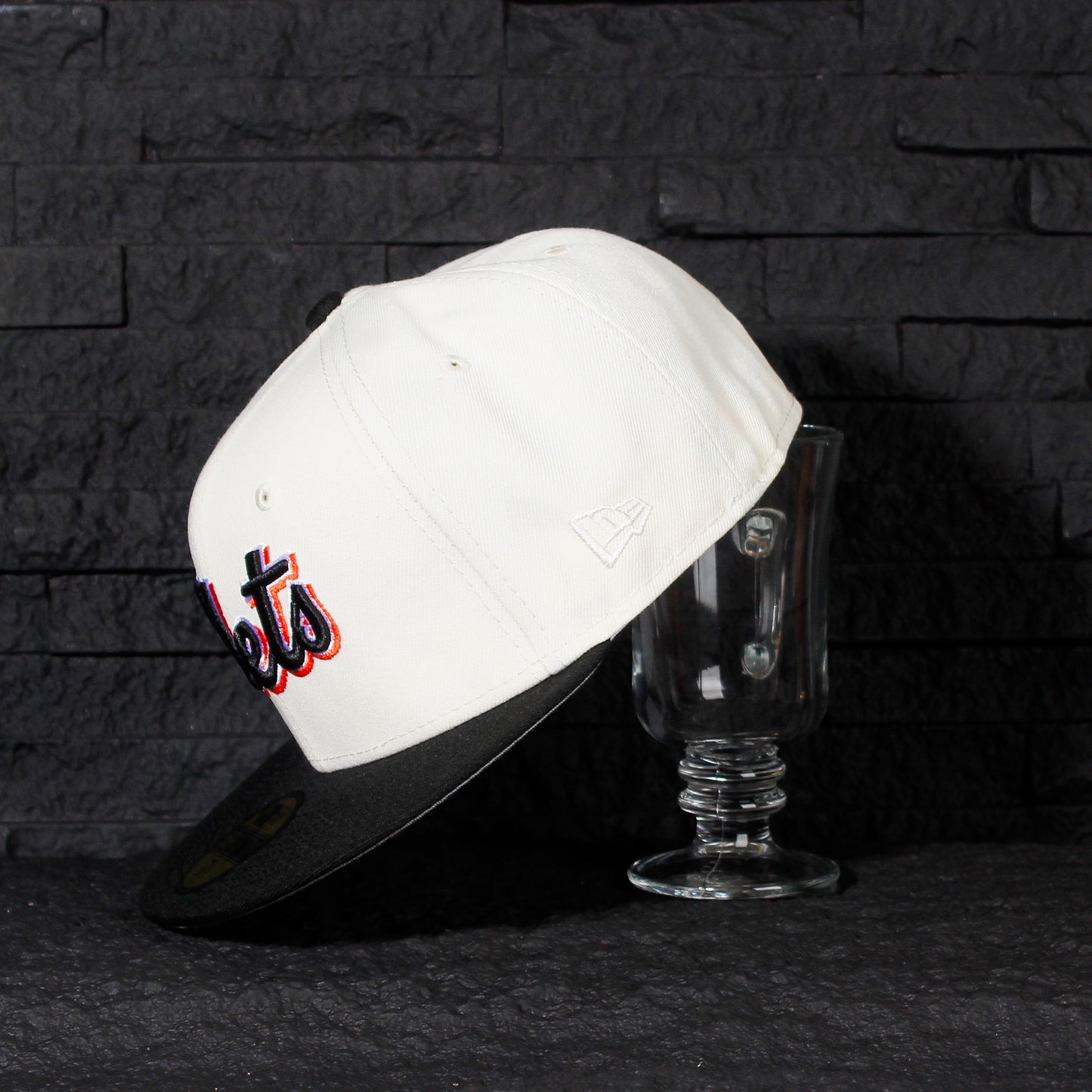 EXCLUSIVA — New York Mets Crema y Viscera Negra 59FIFTY Fitted