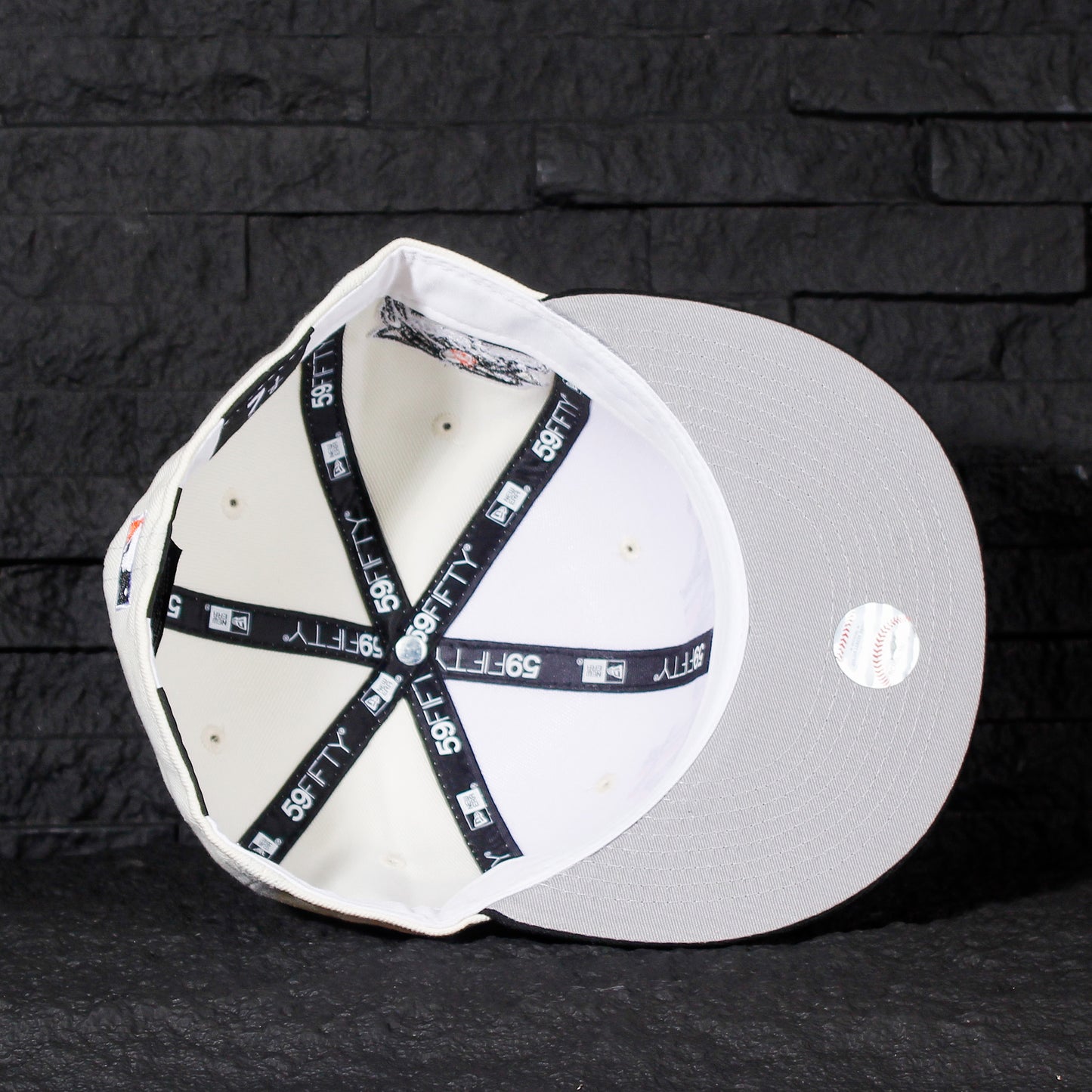 EXCLUSIVA — New York Mets Crema y Viscera Negra 59FIFTY Fitted