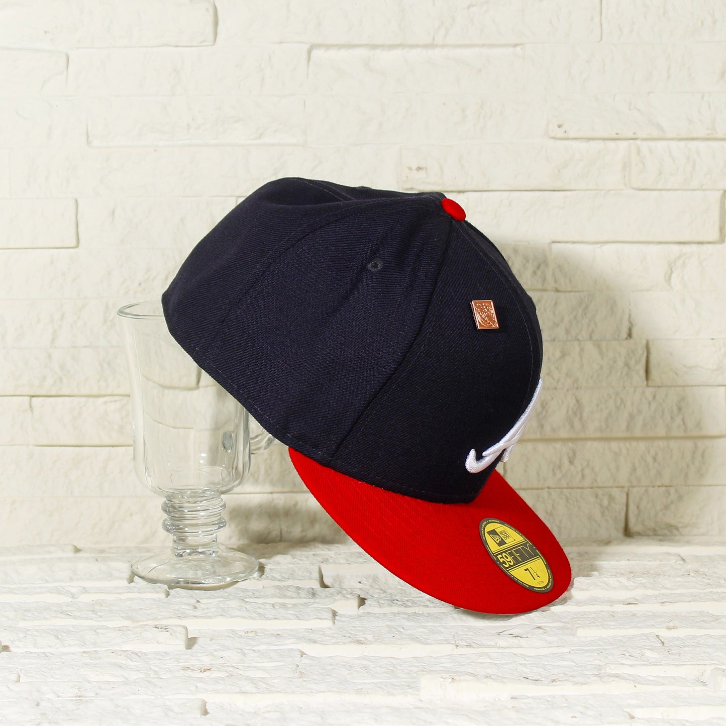 EXCLUSIVA — Atlanta Braves Azul y Viscera Roja 59FIFTY Fitted