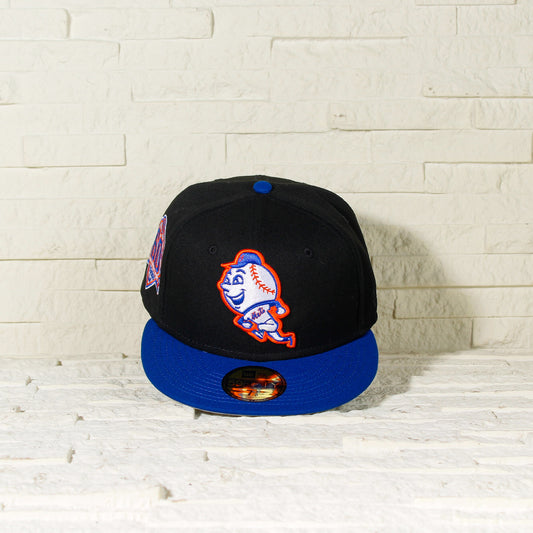 EXCLUSIVA — New York Mets Negra y Viscera Azul 59FIFTY Fitted