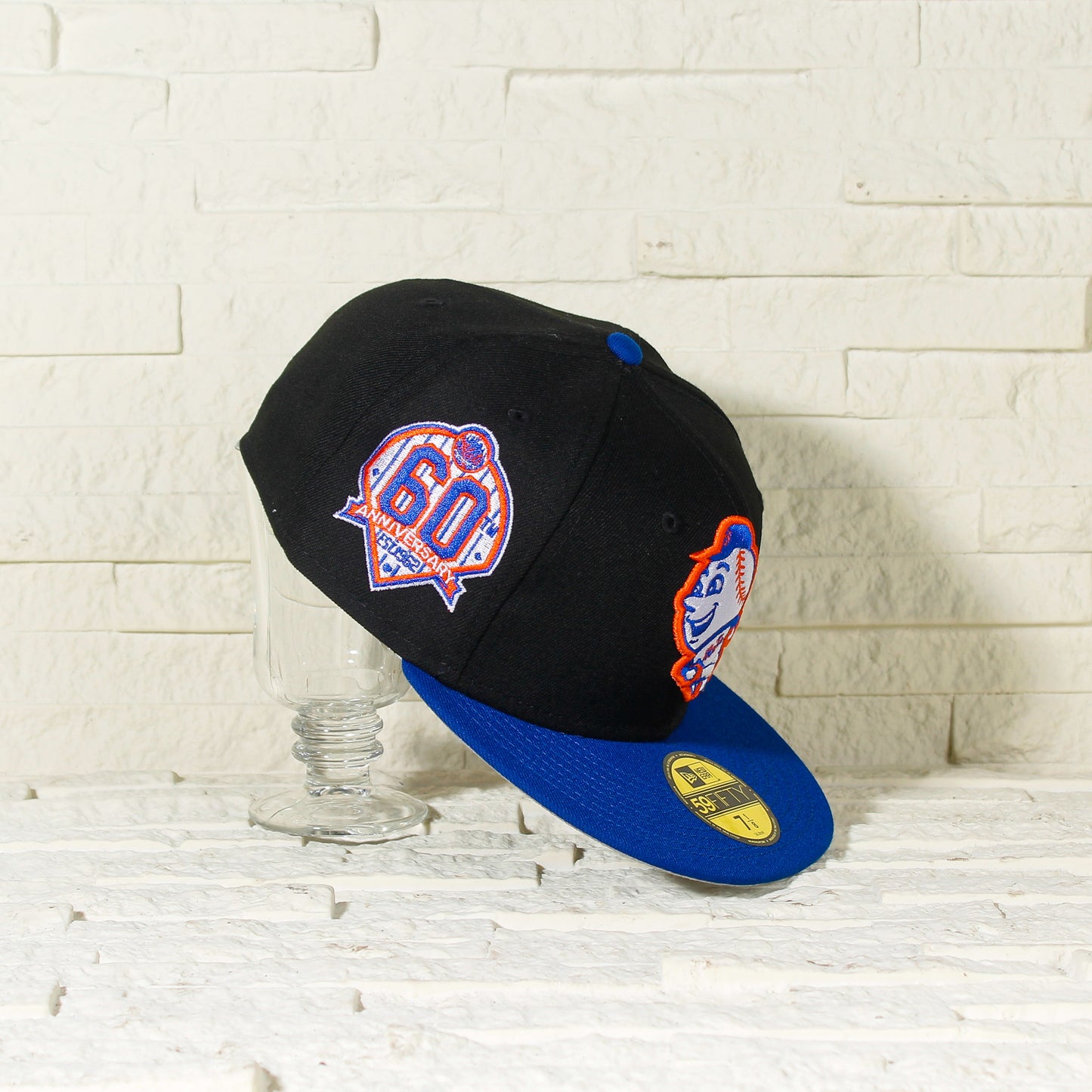 EXCLUSIVA — New York Mets Negra y Viscera Azul 59FIFTY Fitted