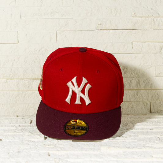 EXCLUSIVA — New York Yankees Roja y Viscera Corinta 59FIFTY Fitted