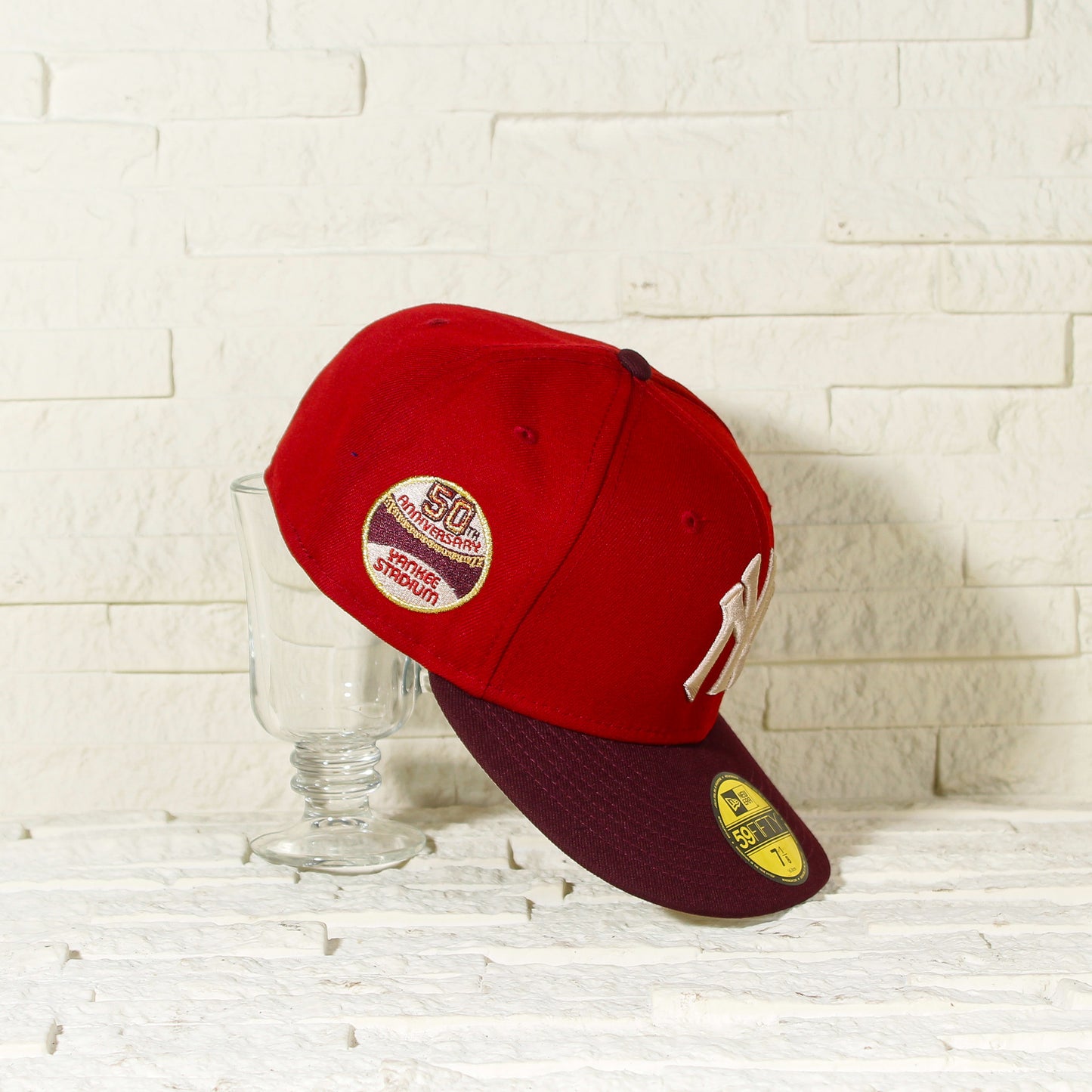 EXCLUSIVA — New York Yankees Roja y Viscera Corinta 59FIFTY Fitted