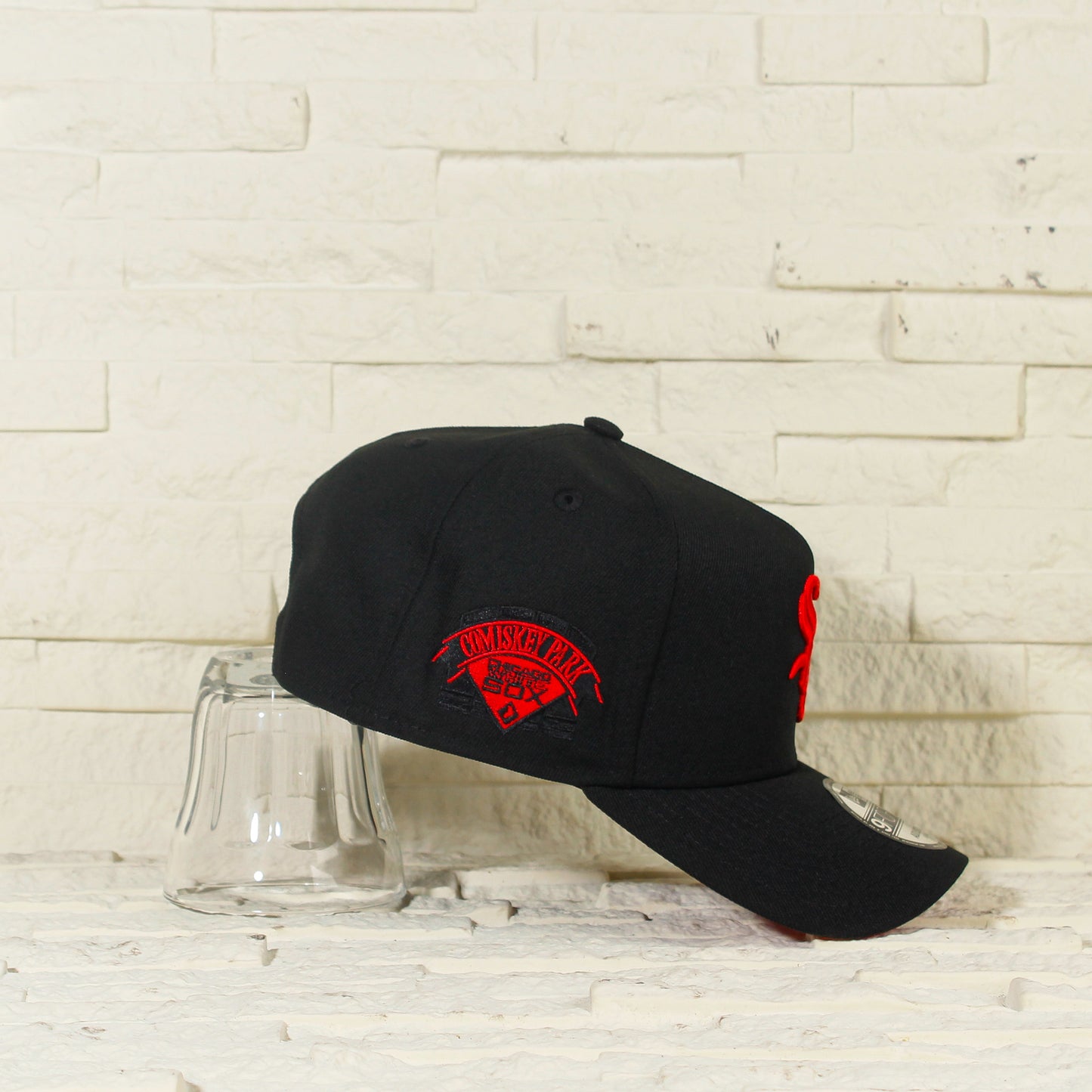 Chicago White Sox Negra y Roja 9FORTY A-Frame Snapback