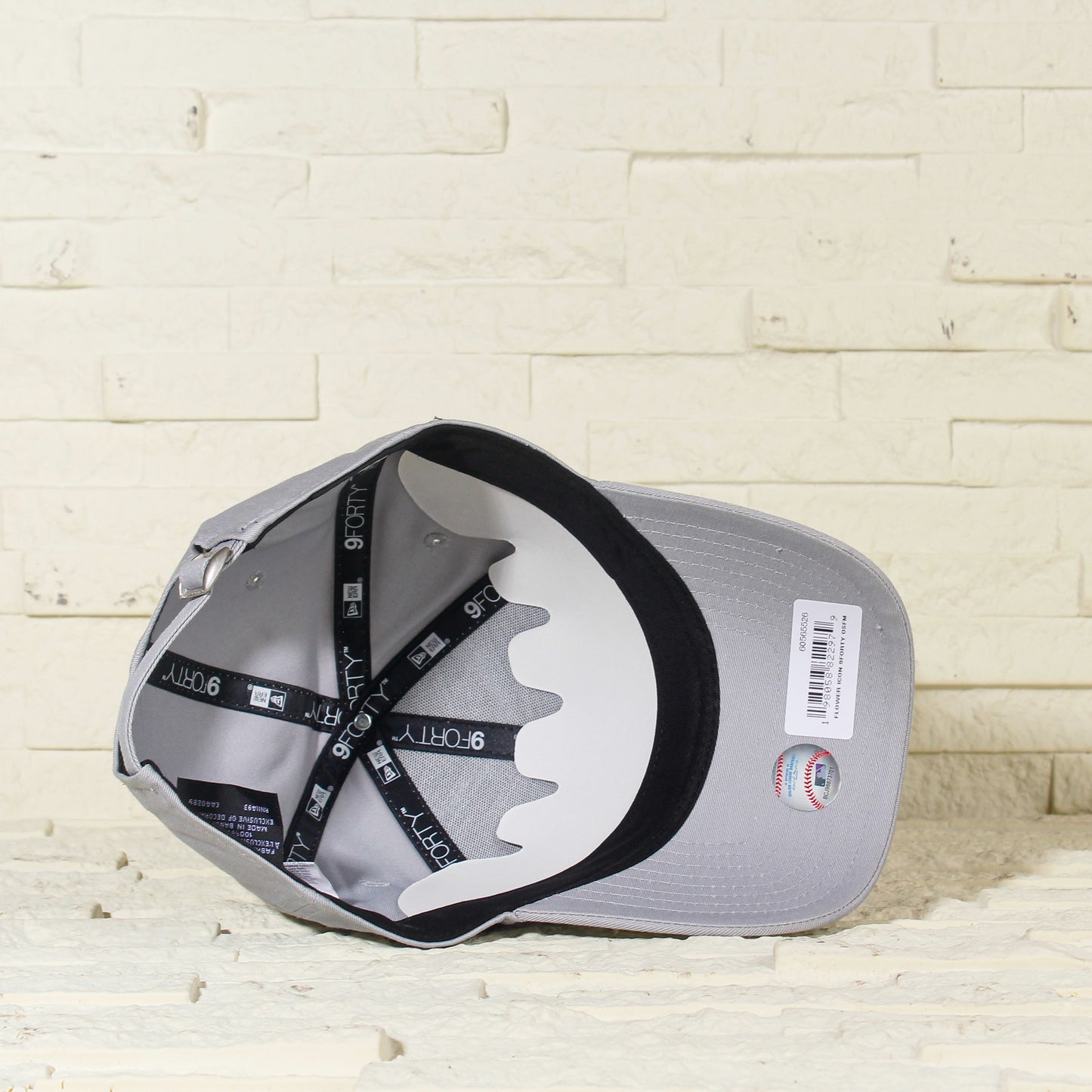 Los Angeles Dodgers Gris con Flores 9FORTY Ajustable con Cincho