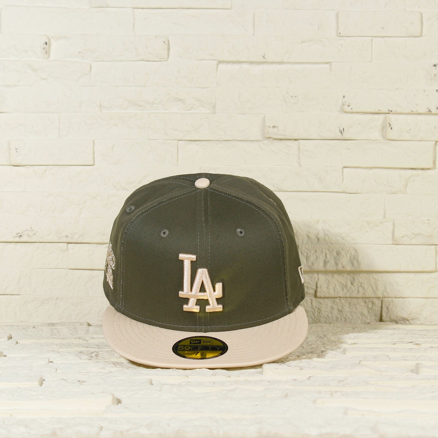 Los Angeles Dodgers Verde y Viscera Crema 59FIFTY Fitted