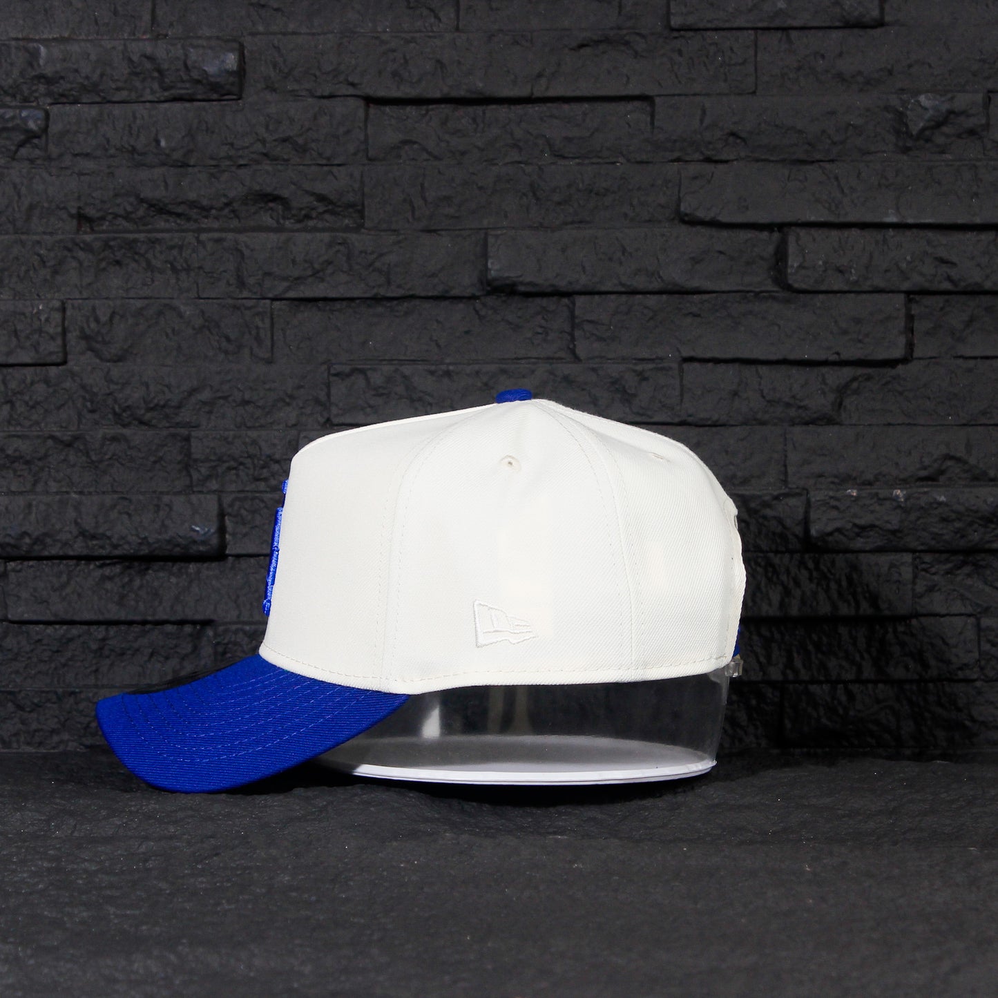 Los Angeles Dodgers Crema y Viscera Azul 9FORTY A-Frame Snapback
