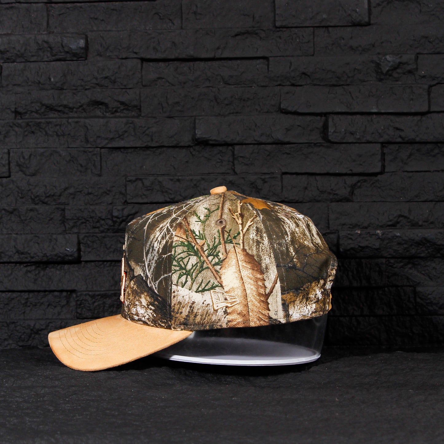 Los Angeles Dodgers Camo y Viscera Beige de Gamuza 9FORTY A-Frame Snapback