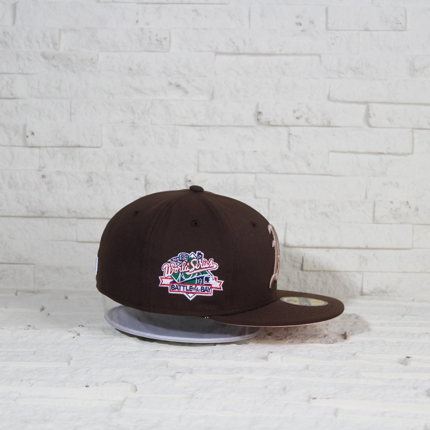Oakland Athletic's Cafe y Viscera Durazno 59FIFTY Fitted