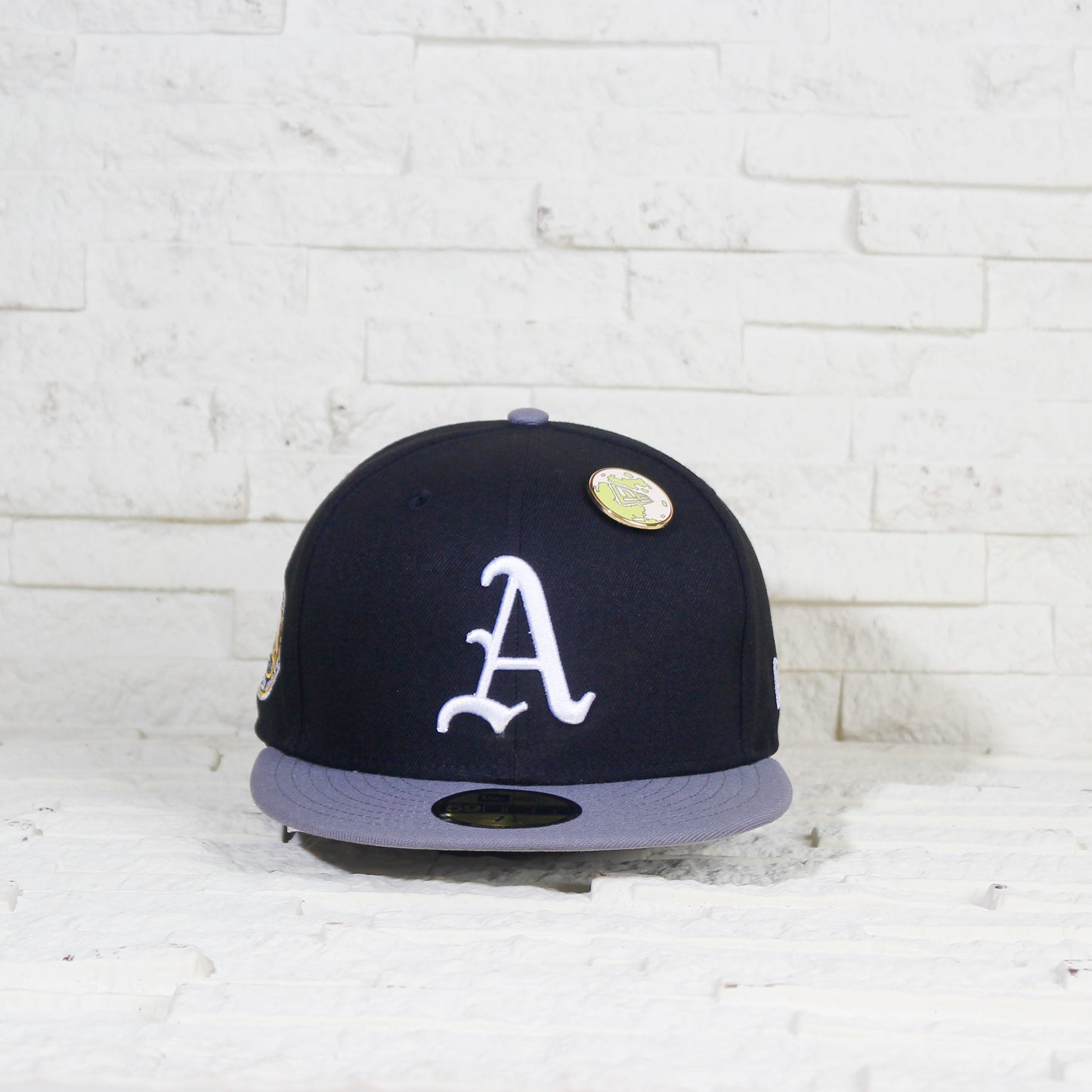 Oakland Athletic's Negra y Viscera Gris 59FIFTY Fitted