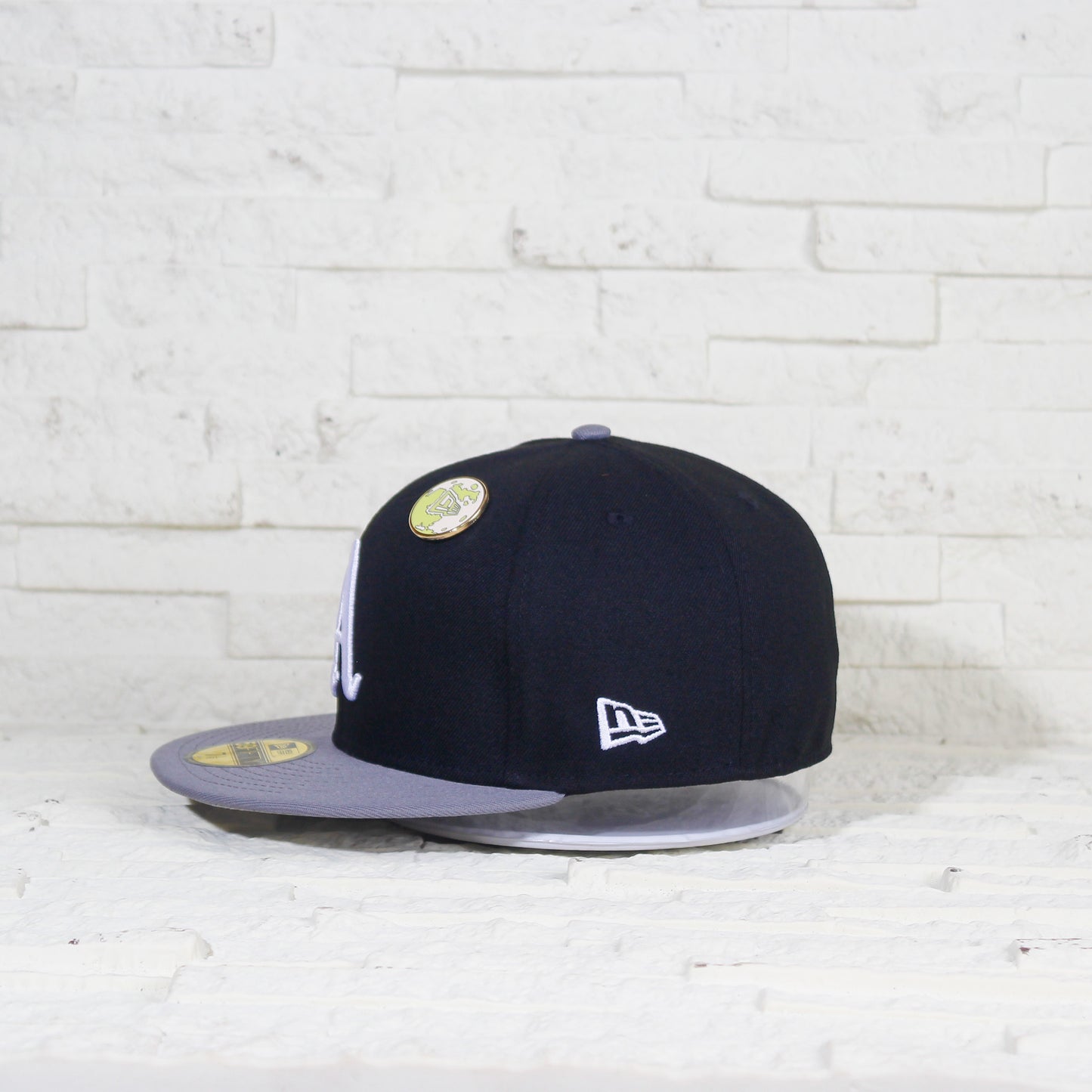 Oakland Athletic's Negra y Viscera Gris 59FIFTY Fitted