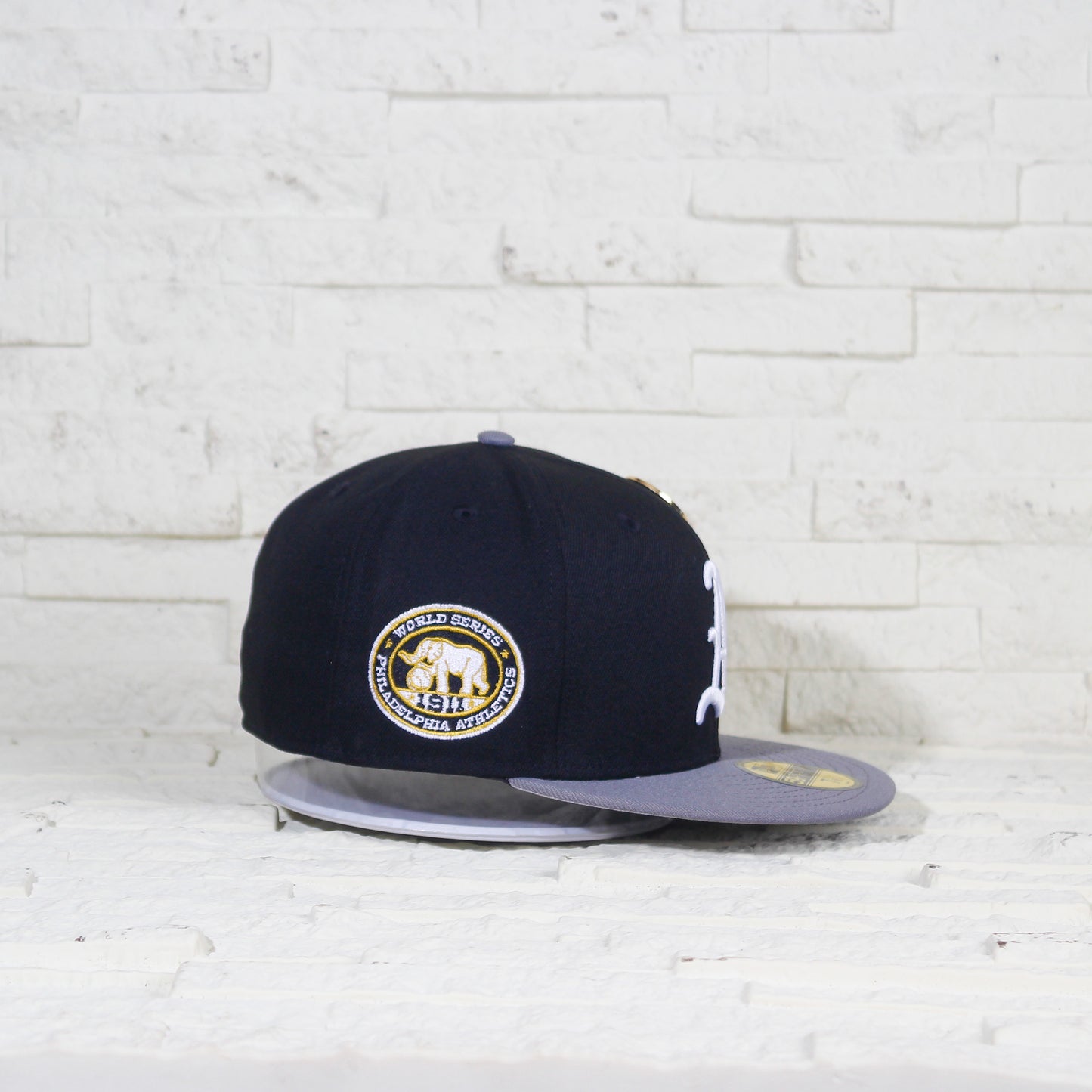 Oakland Athletic's Negra y Viscera Gris 59FIFTY Fitted