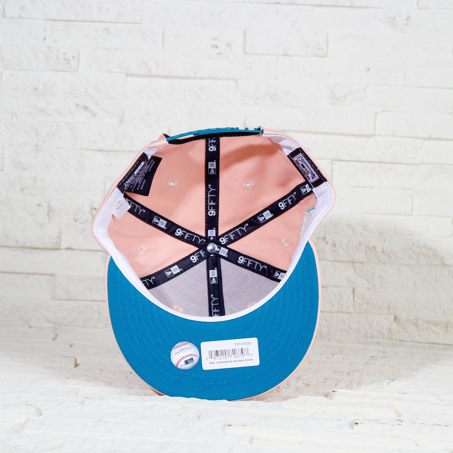 Los Angeles Dodgers Palo Rosa 9FIFTY Snapback