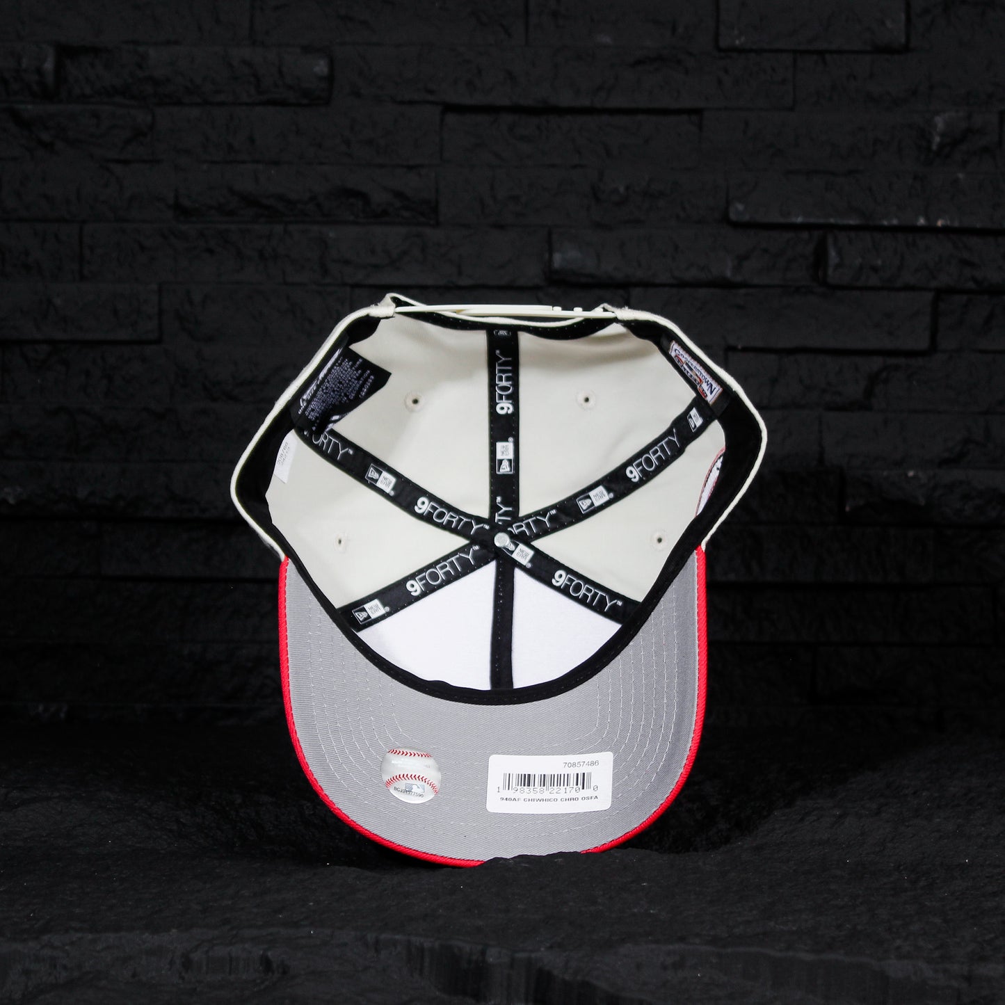 Chicago White Sox Crema y Viscera Fuscia 9FORTY A-Frame Snapback