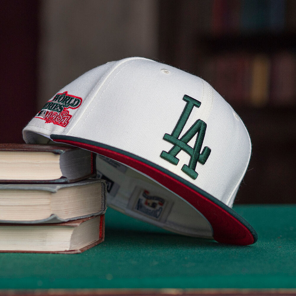 FAM Exclusive — Los Angeles Dodgers Crema y Viscera Verde 59FIFTY Fitted
