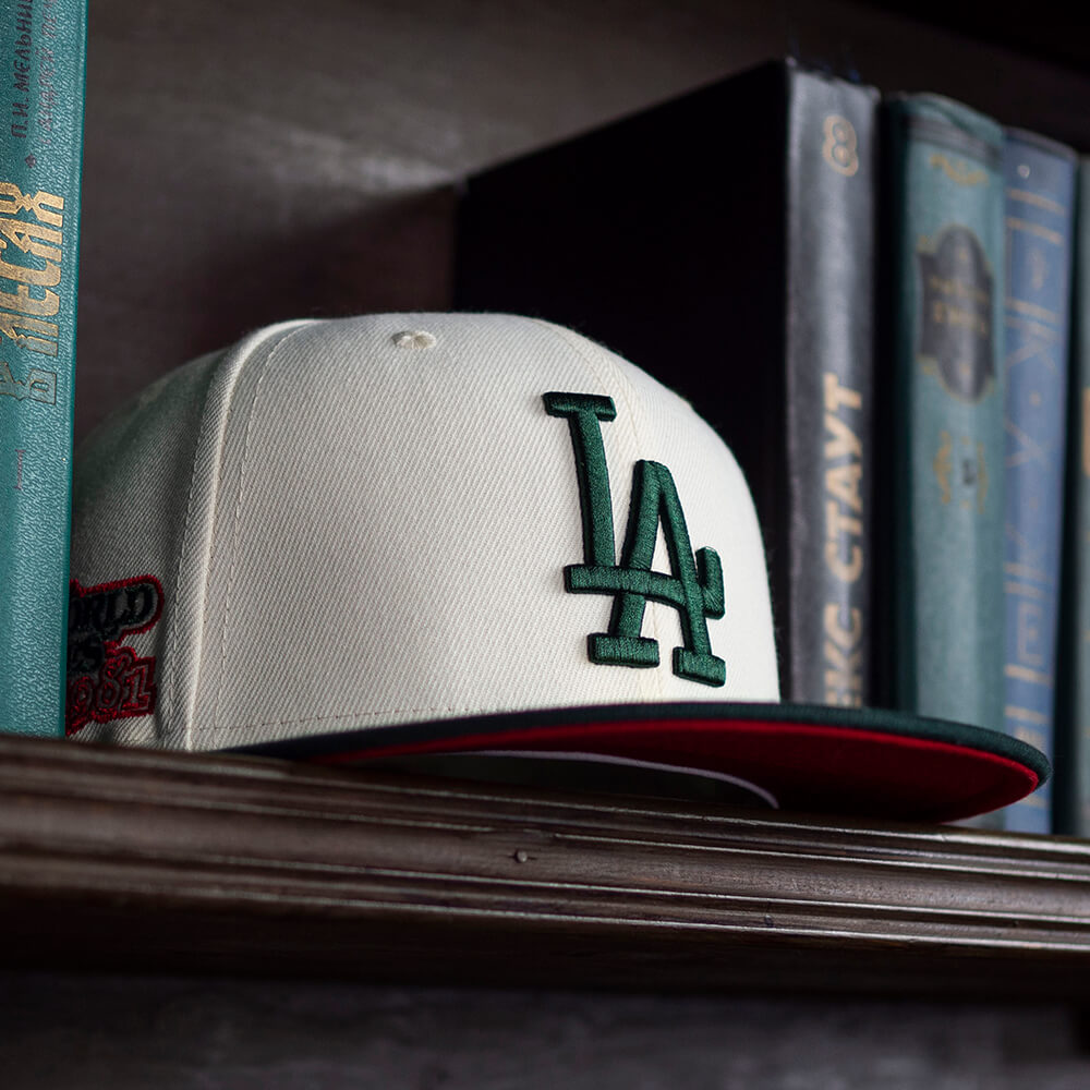 FAM Exclusive — Los Angeles Dodgers Crema y Viscera Verde 59FIFTY Fitted