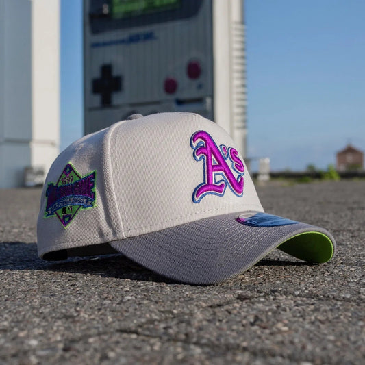 FAM Exclusive — Oakland Athletic's Crema y Viscera Gris 9FORTY A-Frame