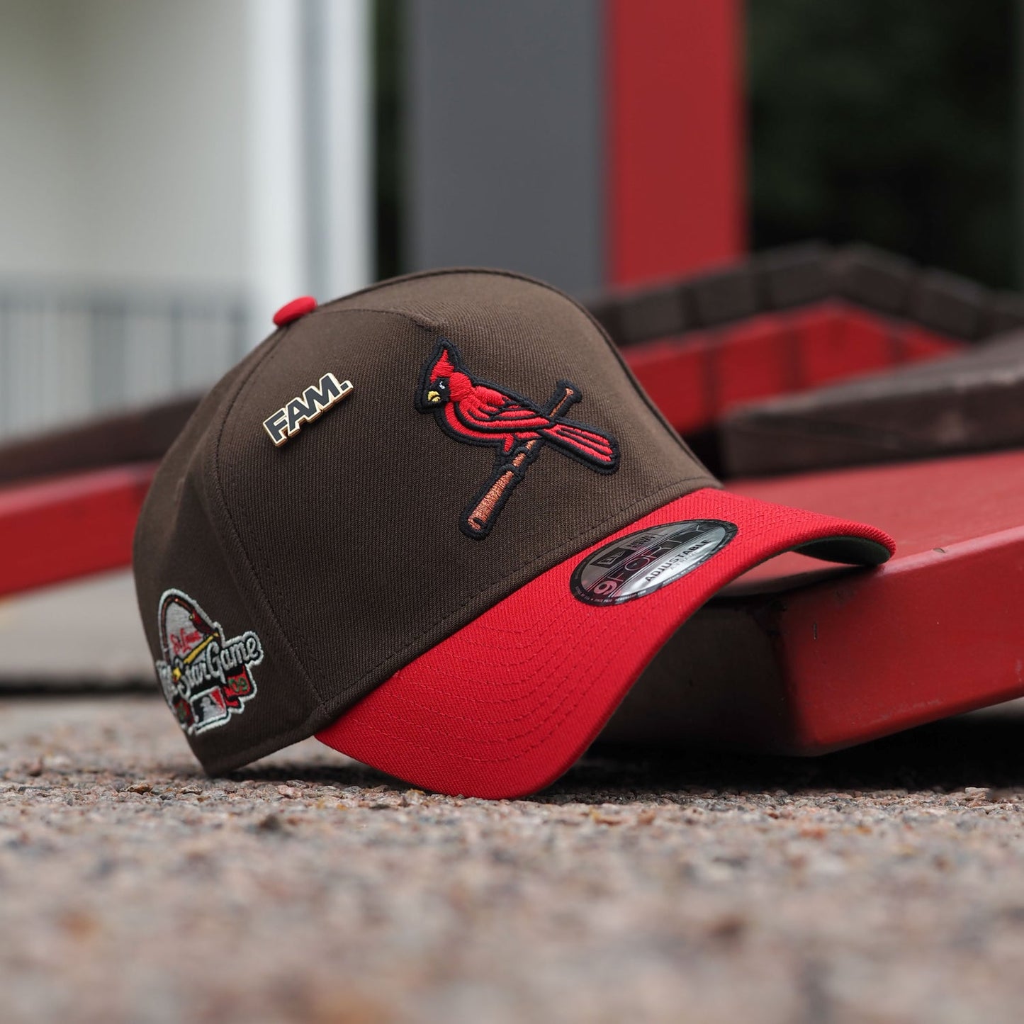 FAM Exclusive — St. Louis Cardinals Walnut 9FORTY A-Frame Snapback