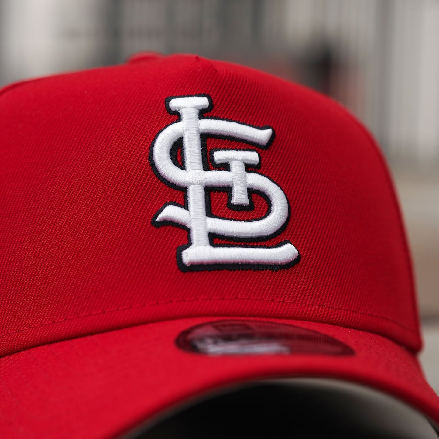 FAM Exclusive — St. Louis Cardinals Busch Stadium Scarlet 9FORTY A-Frame Snapback