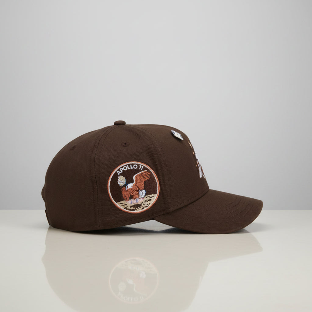 Houston Astros Apollo 11 Brown Cartoon 59FIFTY Fitted