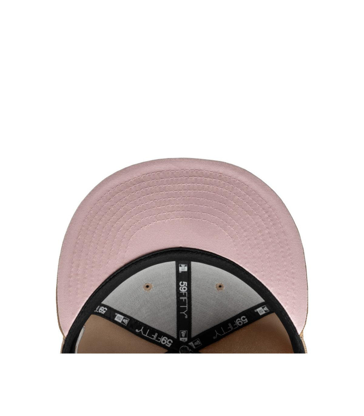 Los Angeles Dodgers Camel Khaki Pink 59FIFTY Fitted