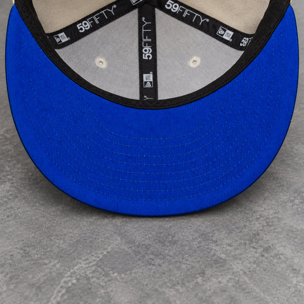 New York Yankees League Essential Cream Blue 59FIFTY Fitted