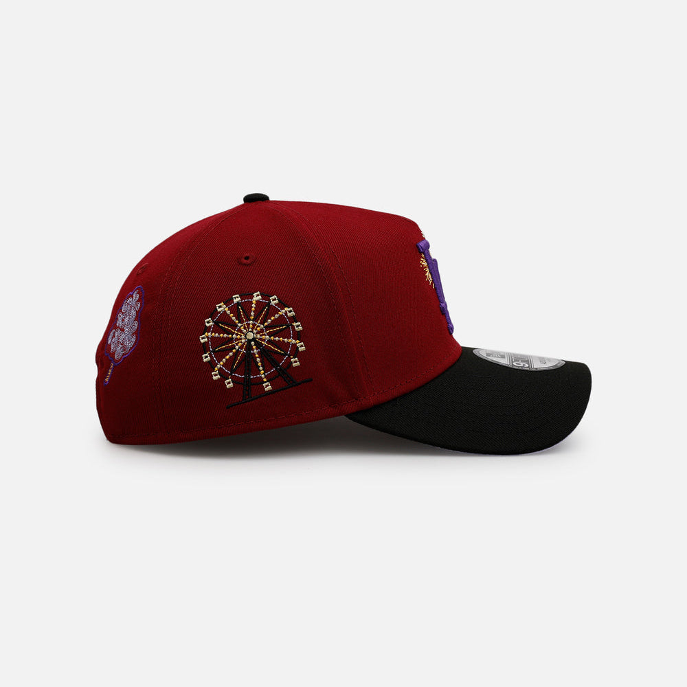 Los Angeles Dodgers Carnival 9FORTY A-Frame Snapback