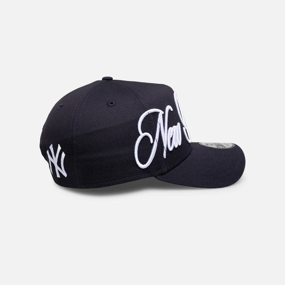New York Yankees City Script 9FORTY A-Frame Snapback